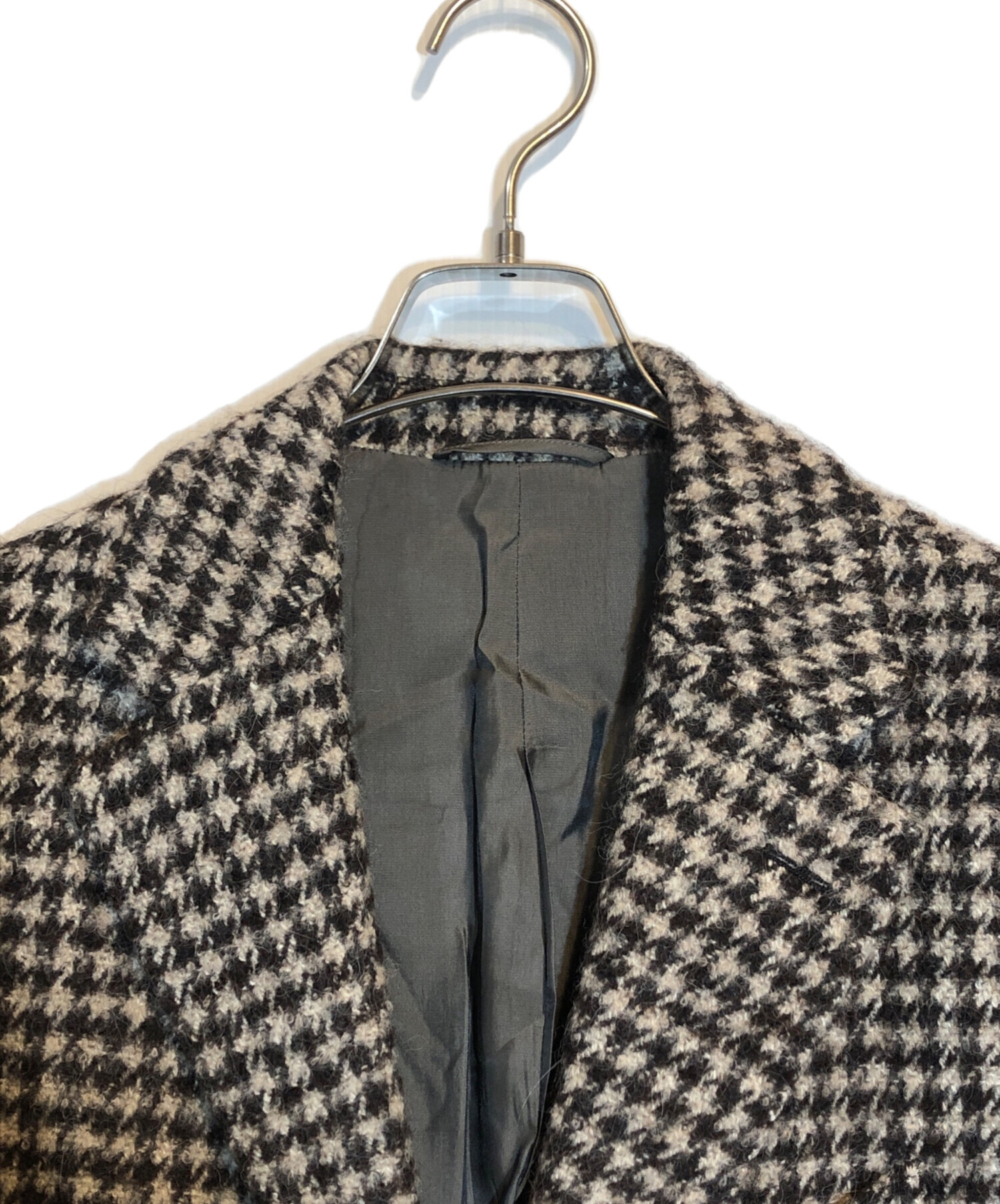 ユニバーサルランゲージ ロロピアーナ チェスターコート ヘリンボーン