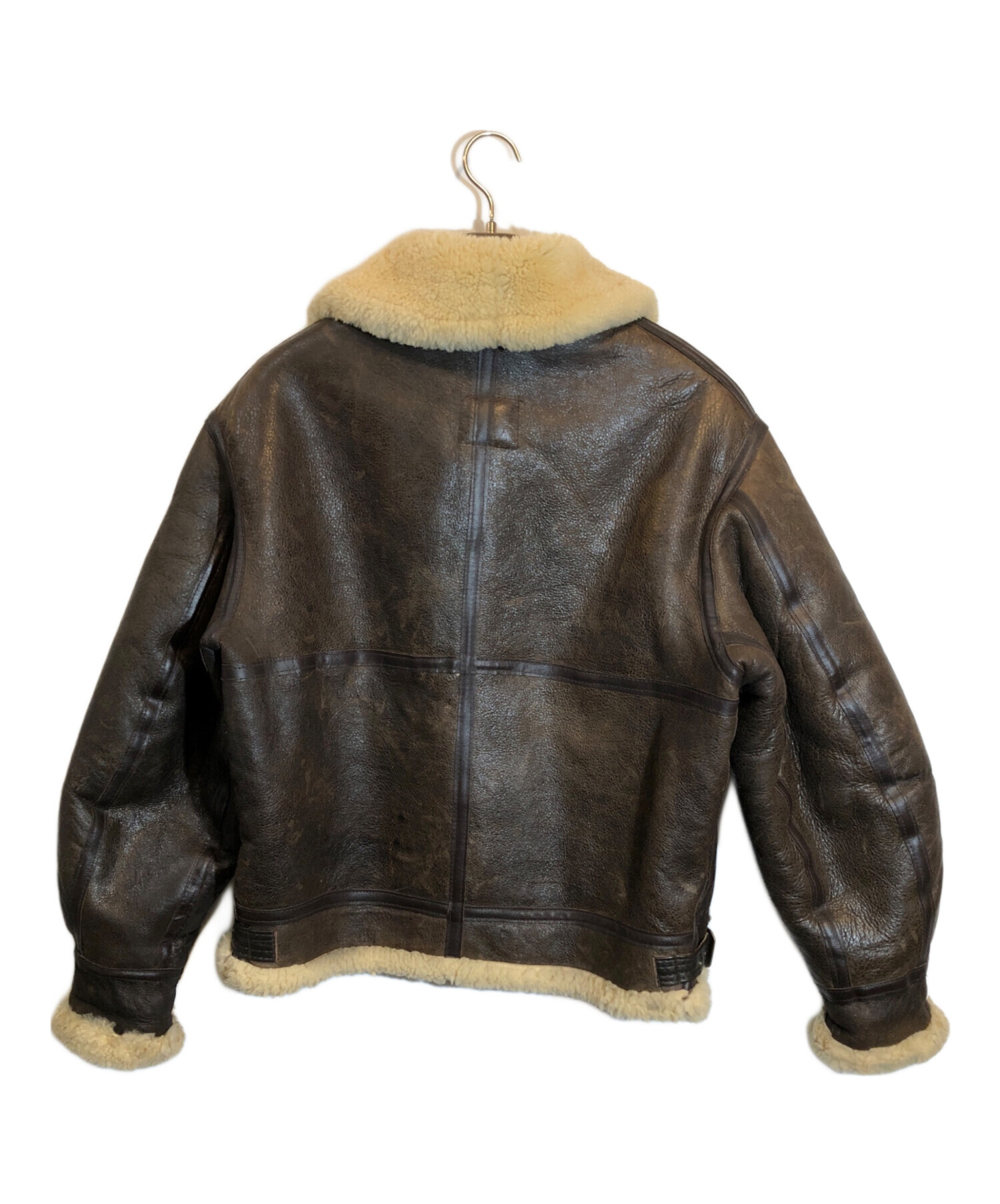 AVIREX B-3 レザージャケット サイズ38 ブラック USA製