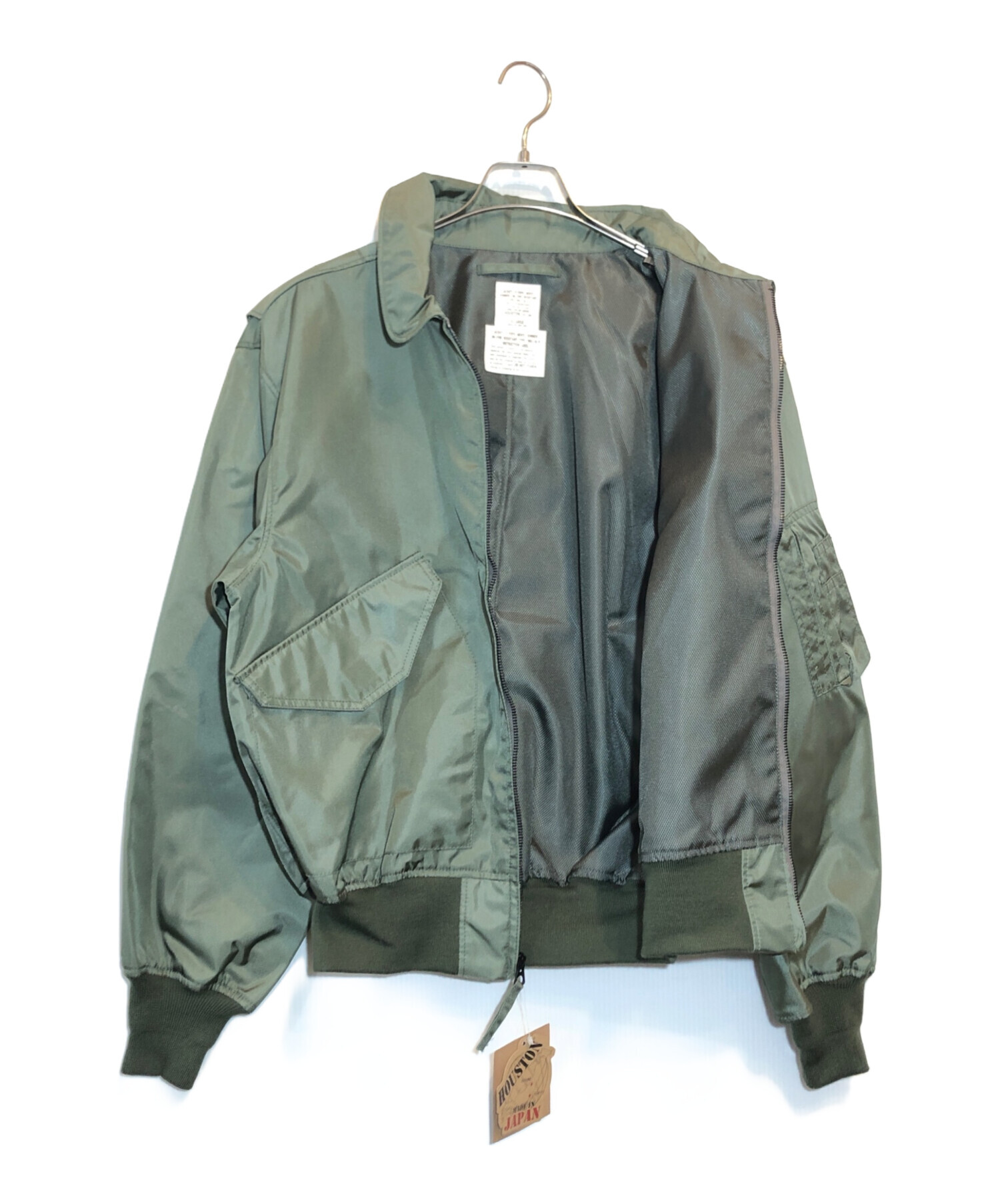 美品 ヒューストン CWU-36/P フライトジャケット 身長170cm 美しく