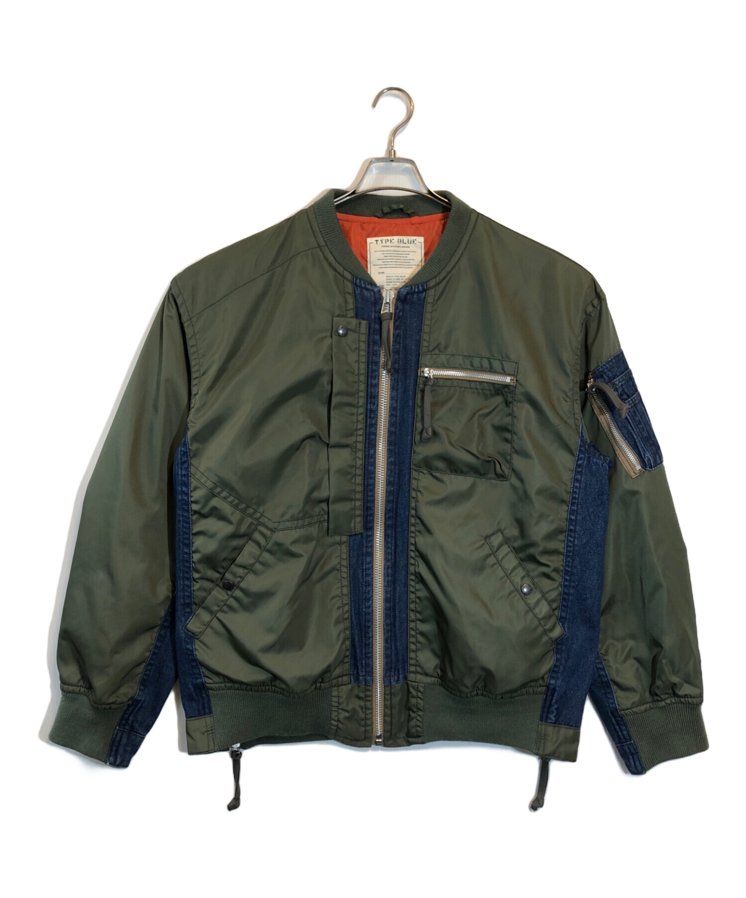 中古・古着通販】AVIREX (アヴィレックス) TYPE BLUE COMBINATION MA-1 