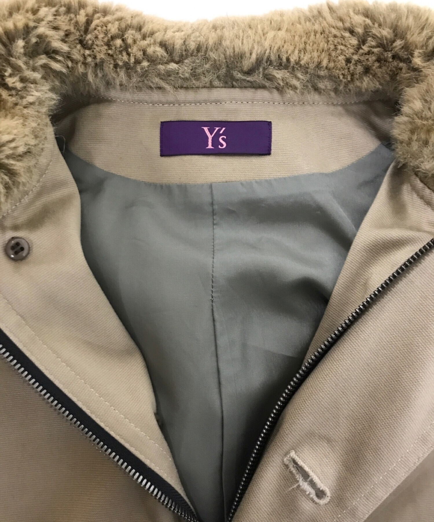 Y'sピンク フード付きジャケット