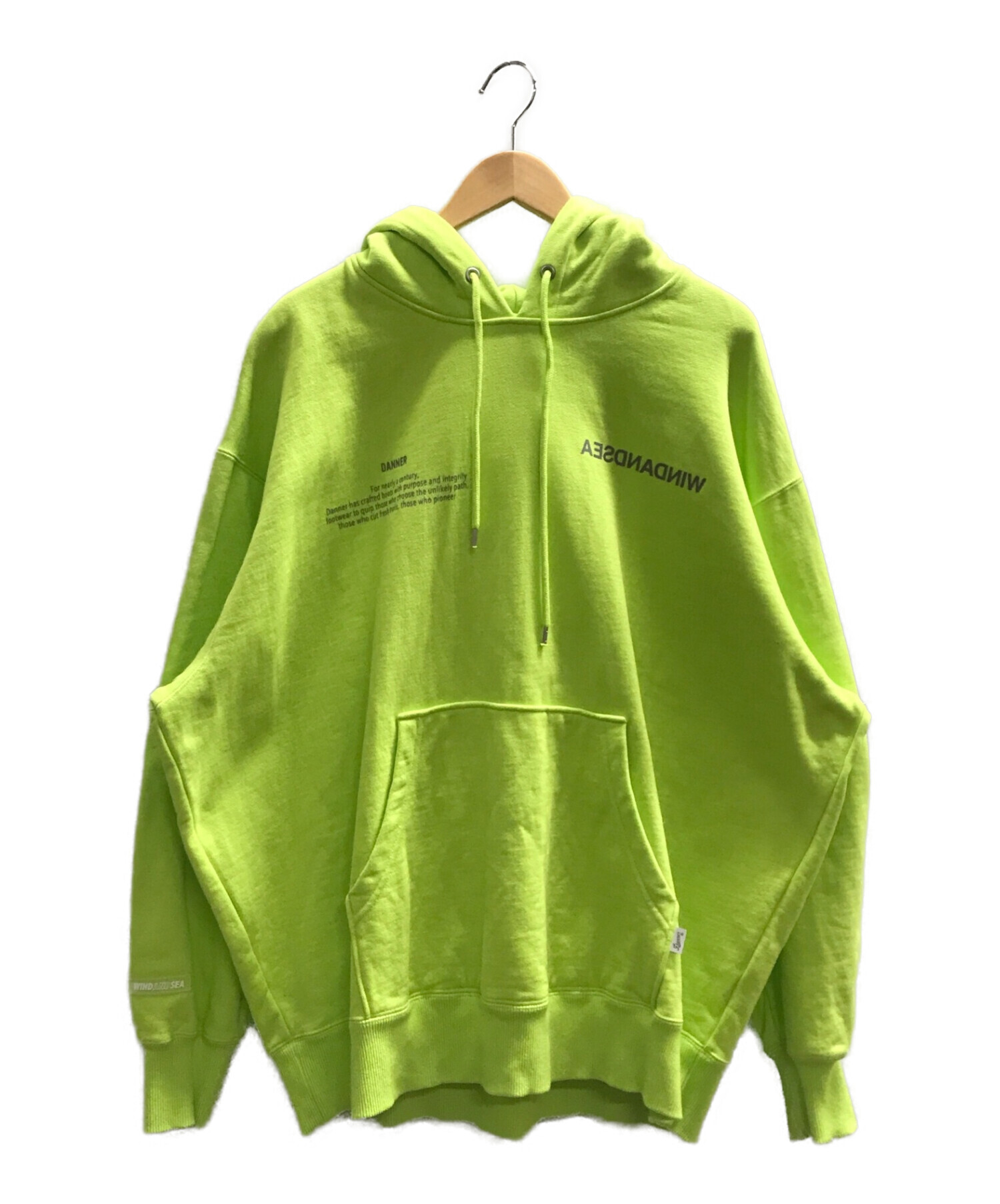 WIND AND SEA パーカー SEA HOODIE イエローL