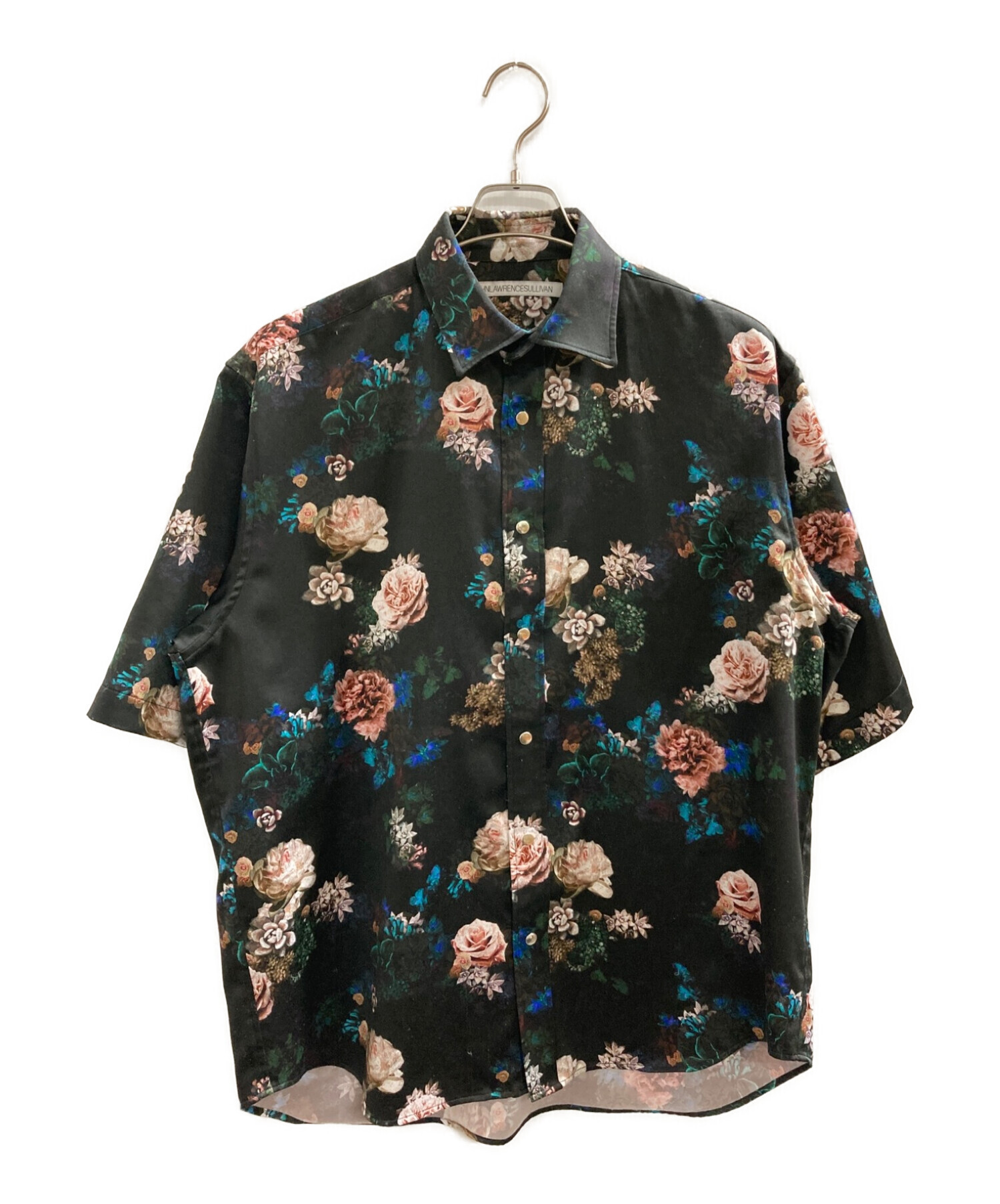 JOHN LAWRENCE SULLIVAN総柄Flower S/S Shirt-