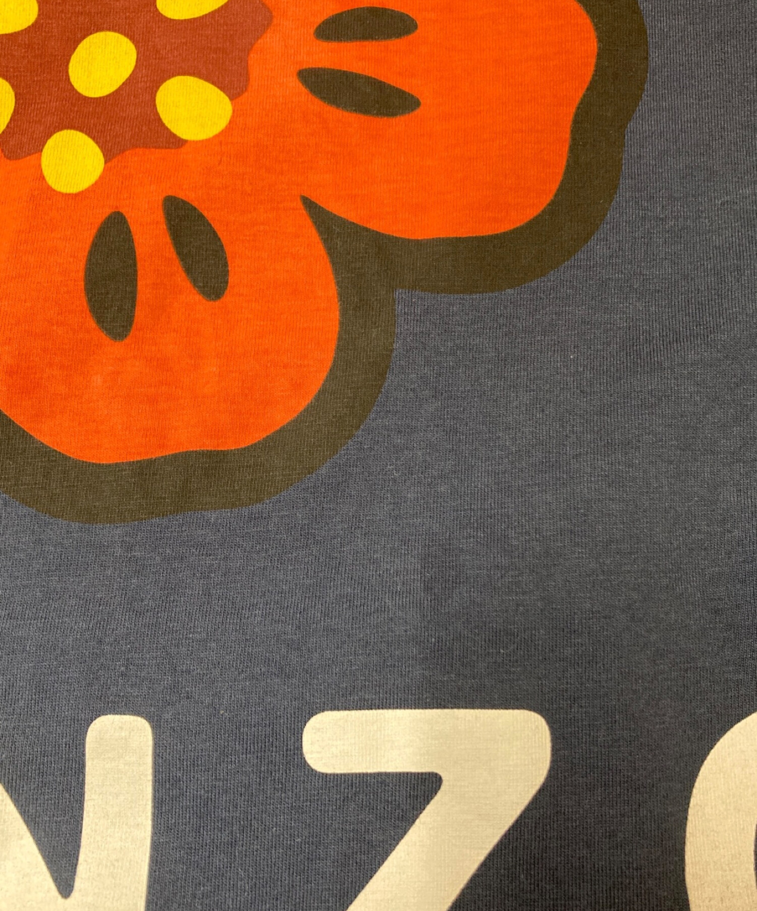 KENZO (ケンゾー) 'BOKE FLOWER' Tシャツ ネイビー サイズ:L