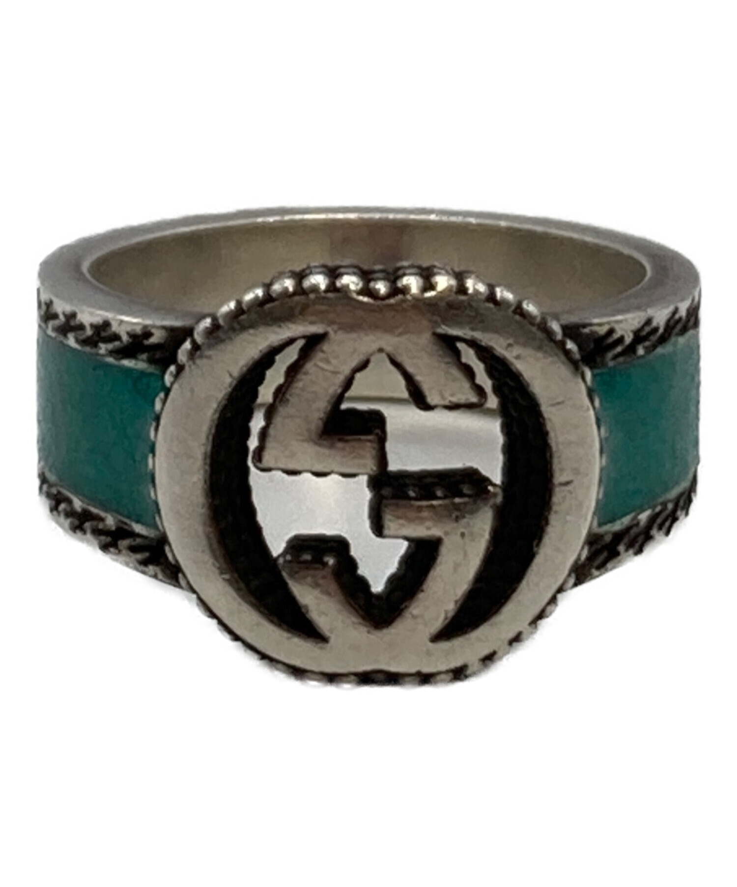中古・古着通販】GUCCI (グッチ) インターロッキングGリング シルバー 