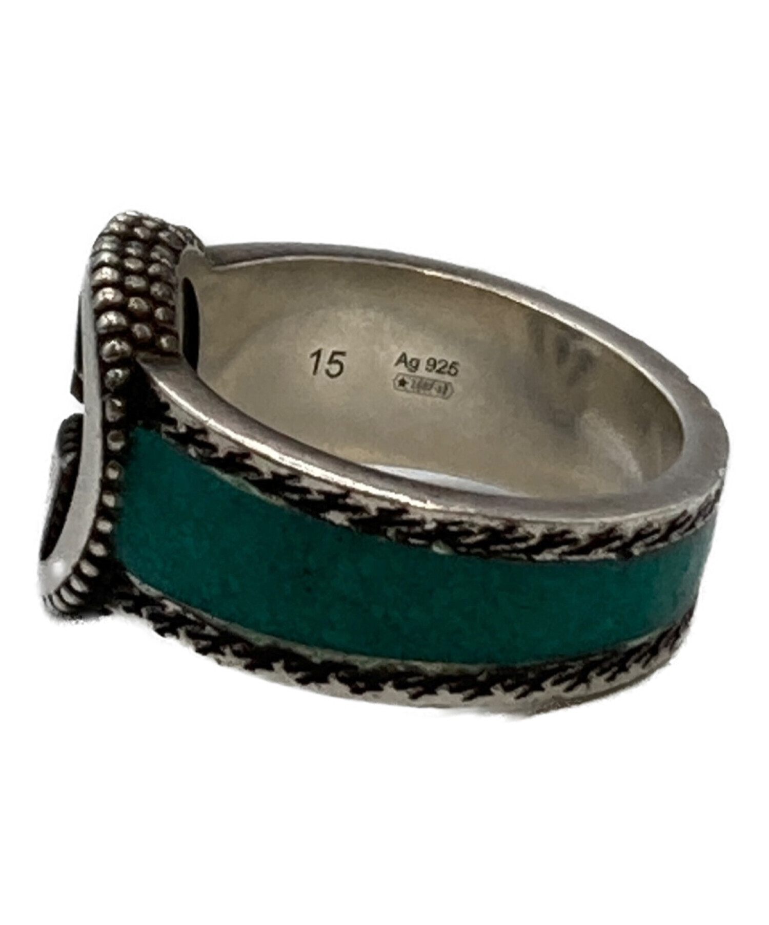 中古・古着通販】GUCCI (グッチ) インターロッキングGリング シルバー 