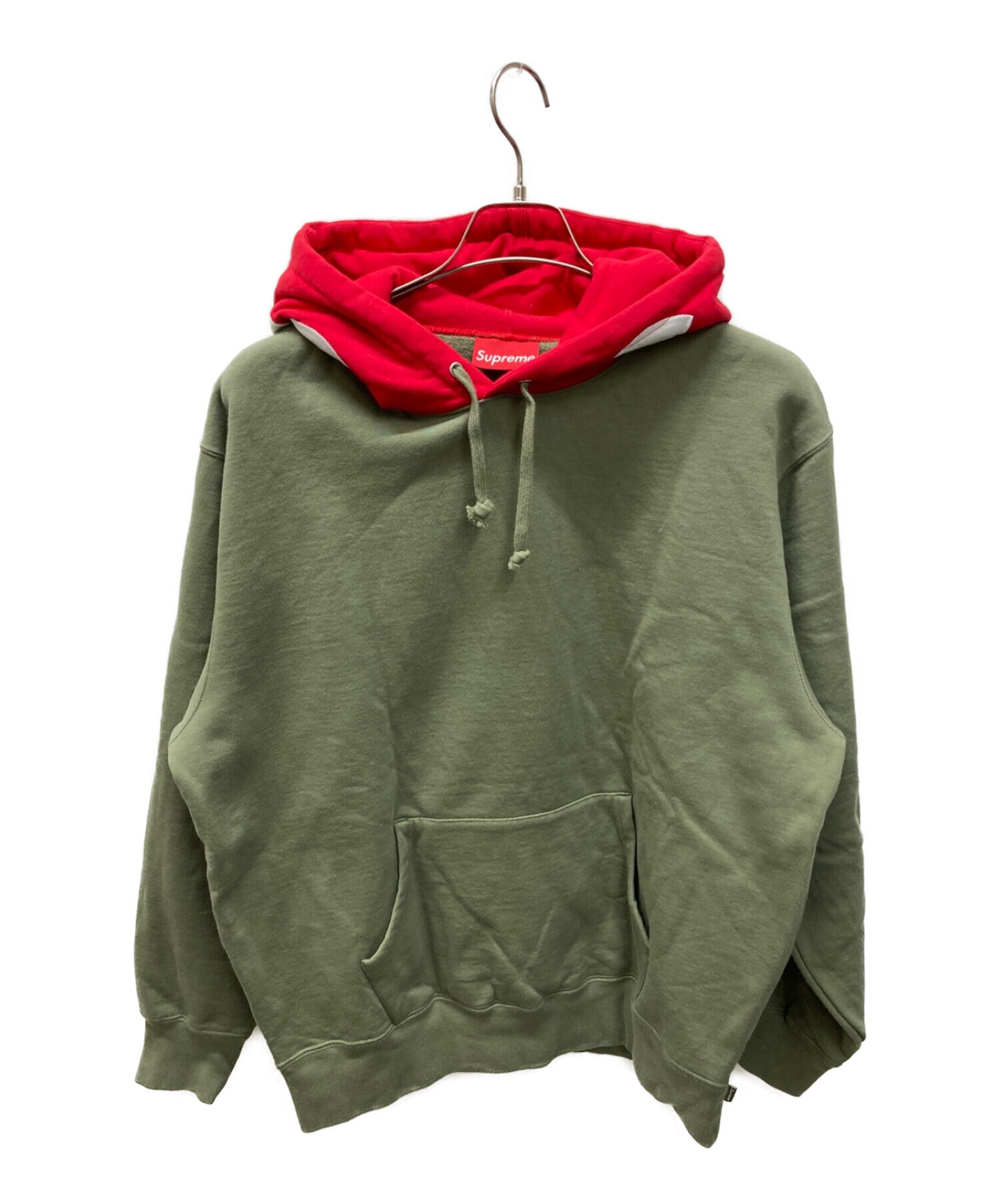 トップスSupreme Contrast Hooded Sweatshirt M