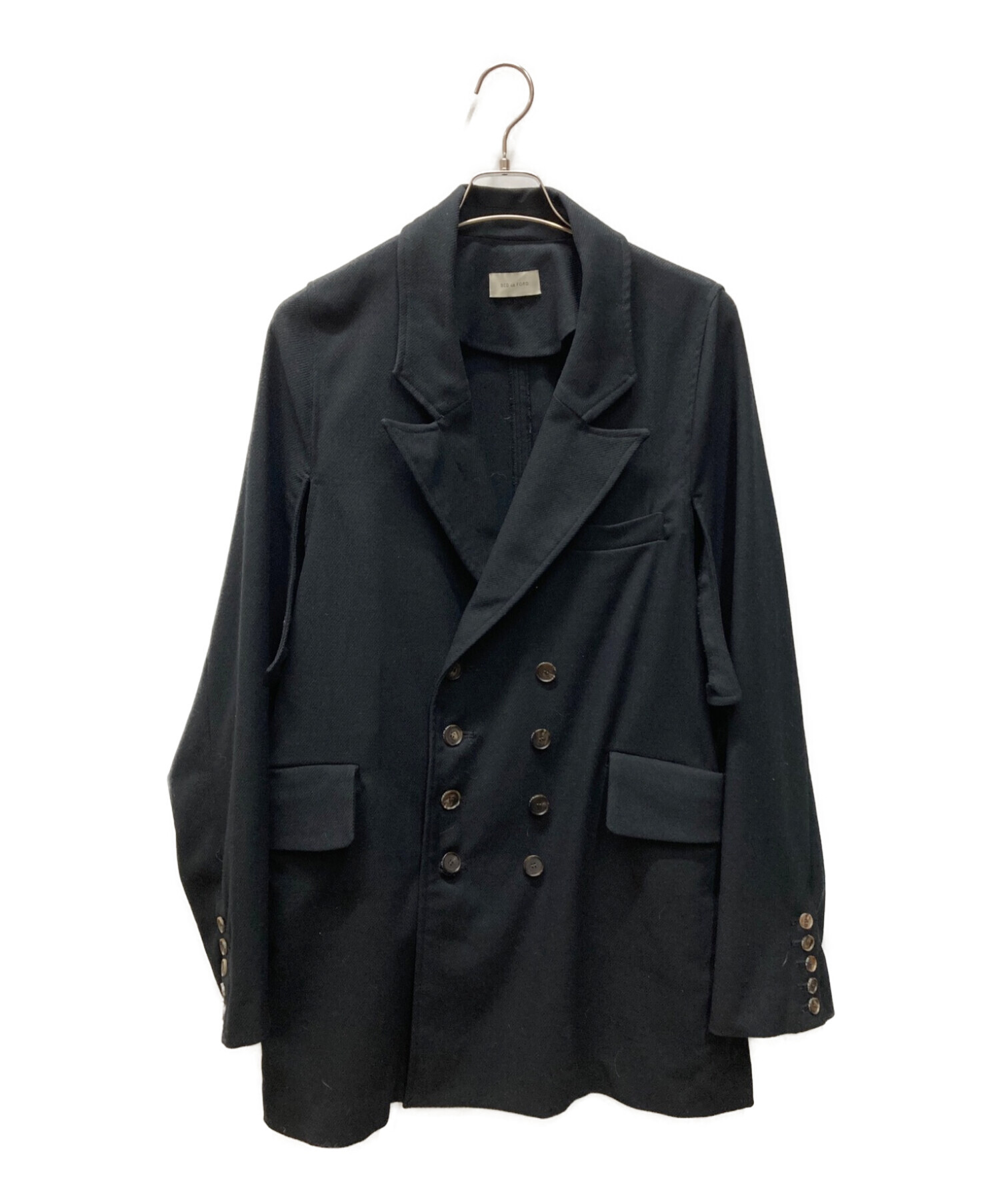 BED j.w. FORD – Military Coat (BLACK) - チェスターコート