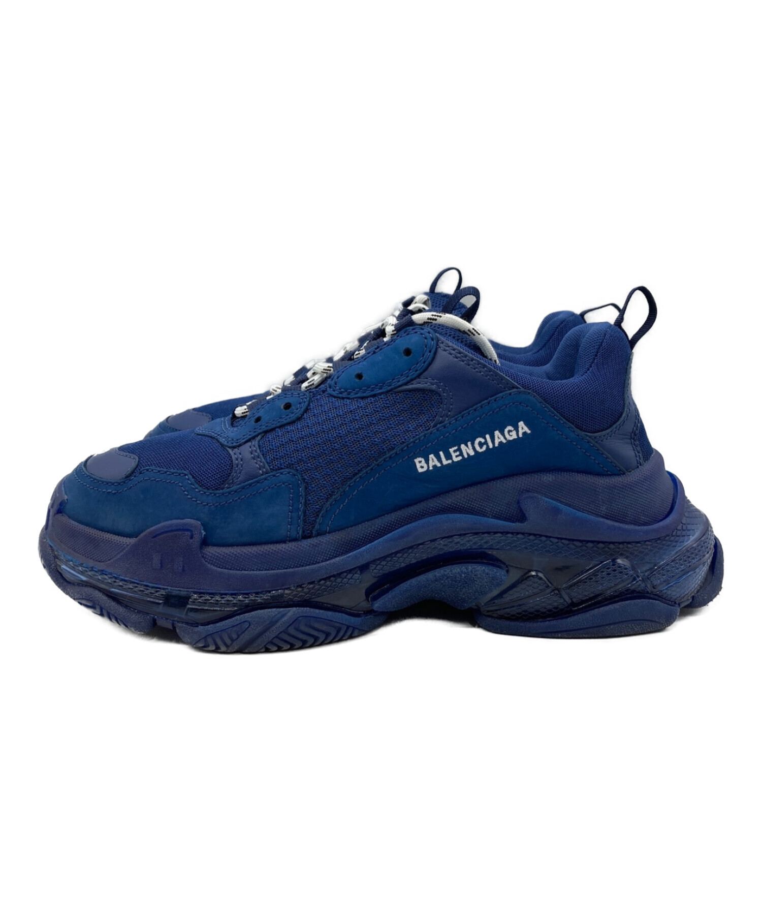 中古・古着通販】BALENCIAGA (バレンシアガ) TRIPLE S ネイビー サイズ