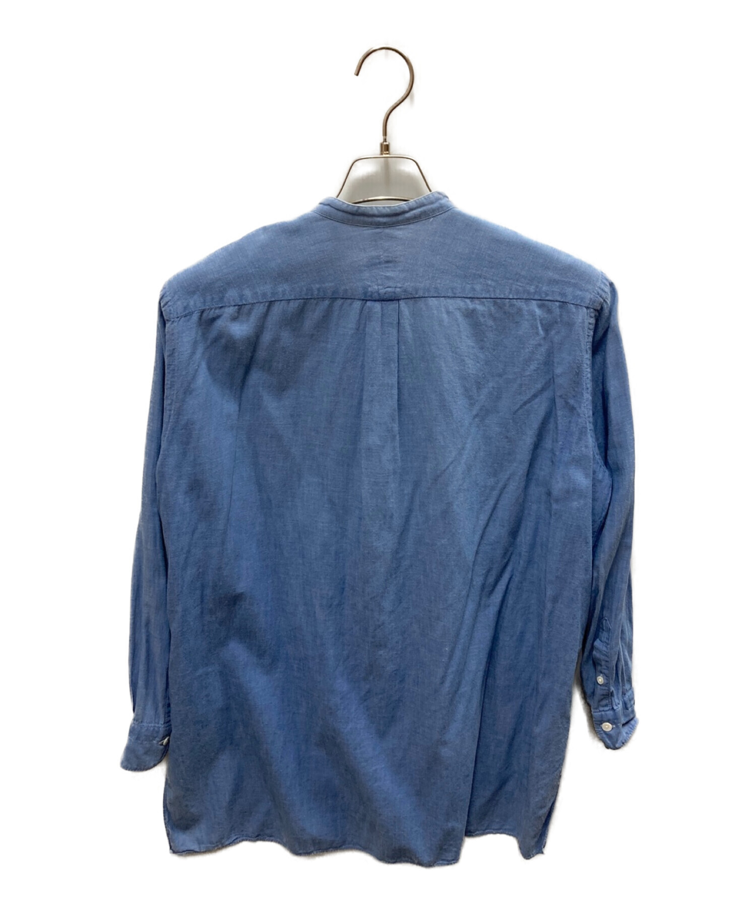 COMOLI (コモリ) ベタシャンバンドカラーシャツ インディゴ サイズ:１
