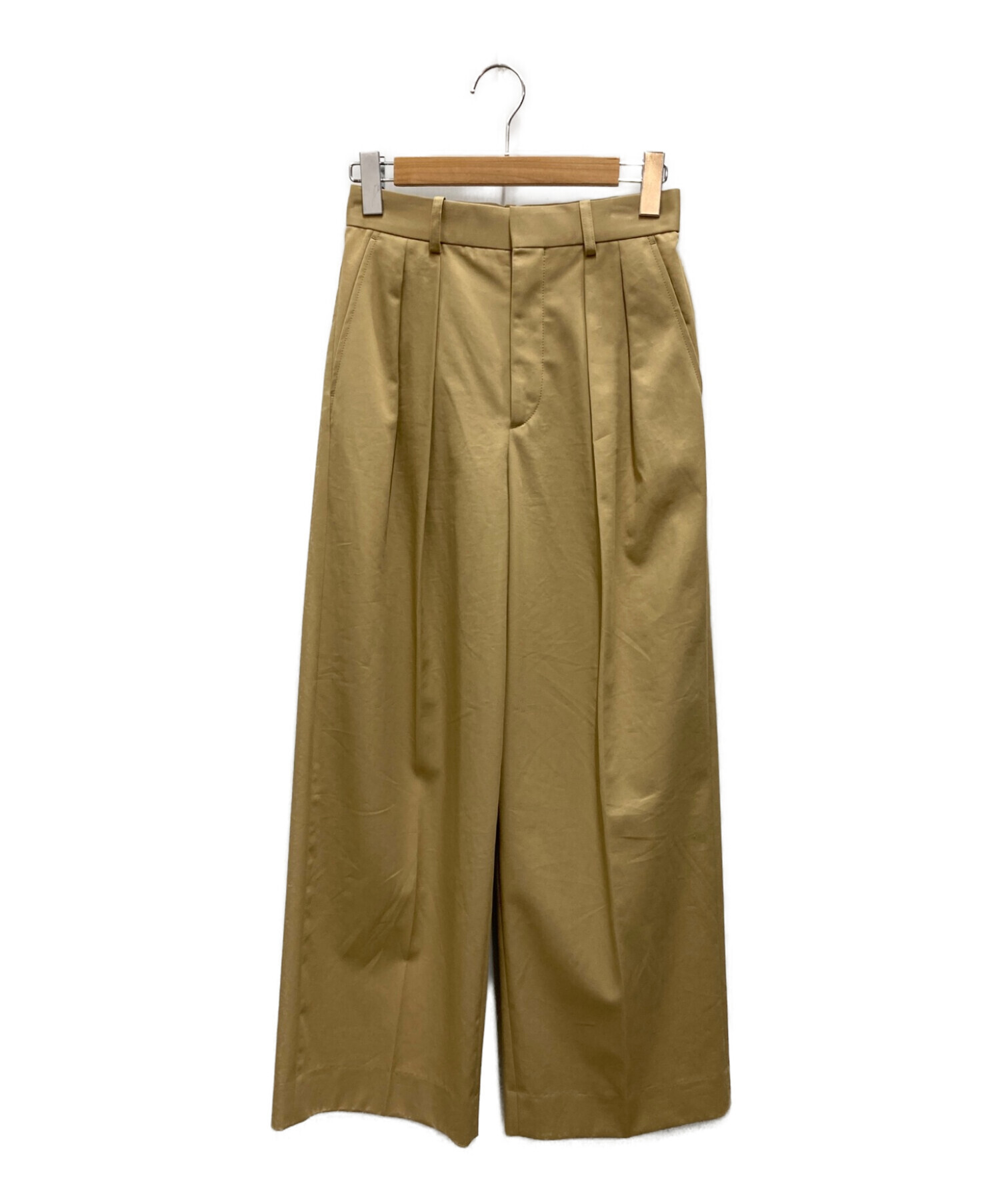 中古・古着通販】MACPHEE (マカフィー) コットンチノ タックワイド  