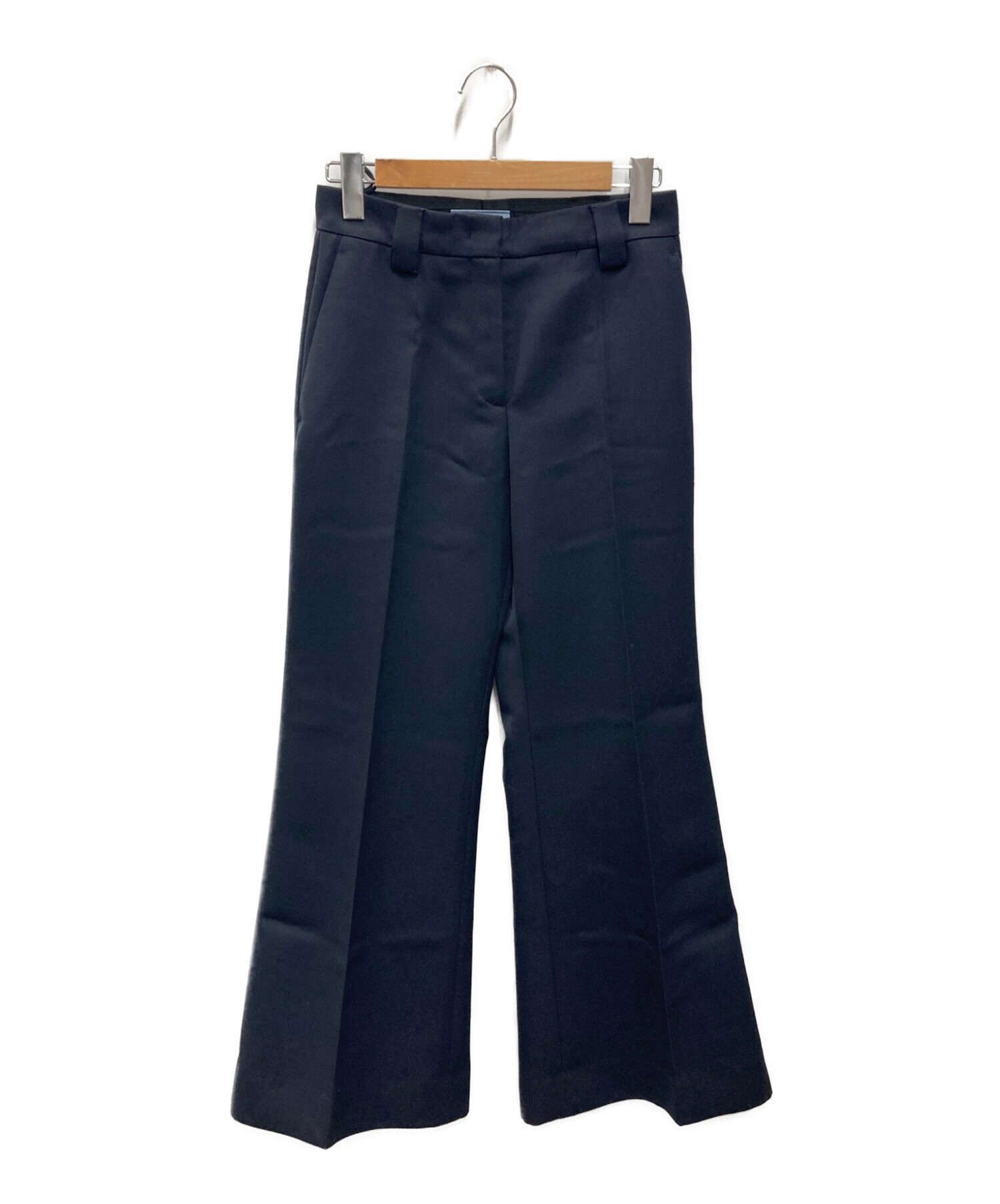 中古・古着通販】PRADA (プラダ) ウールフレアスラックスパンツ  