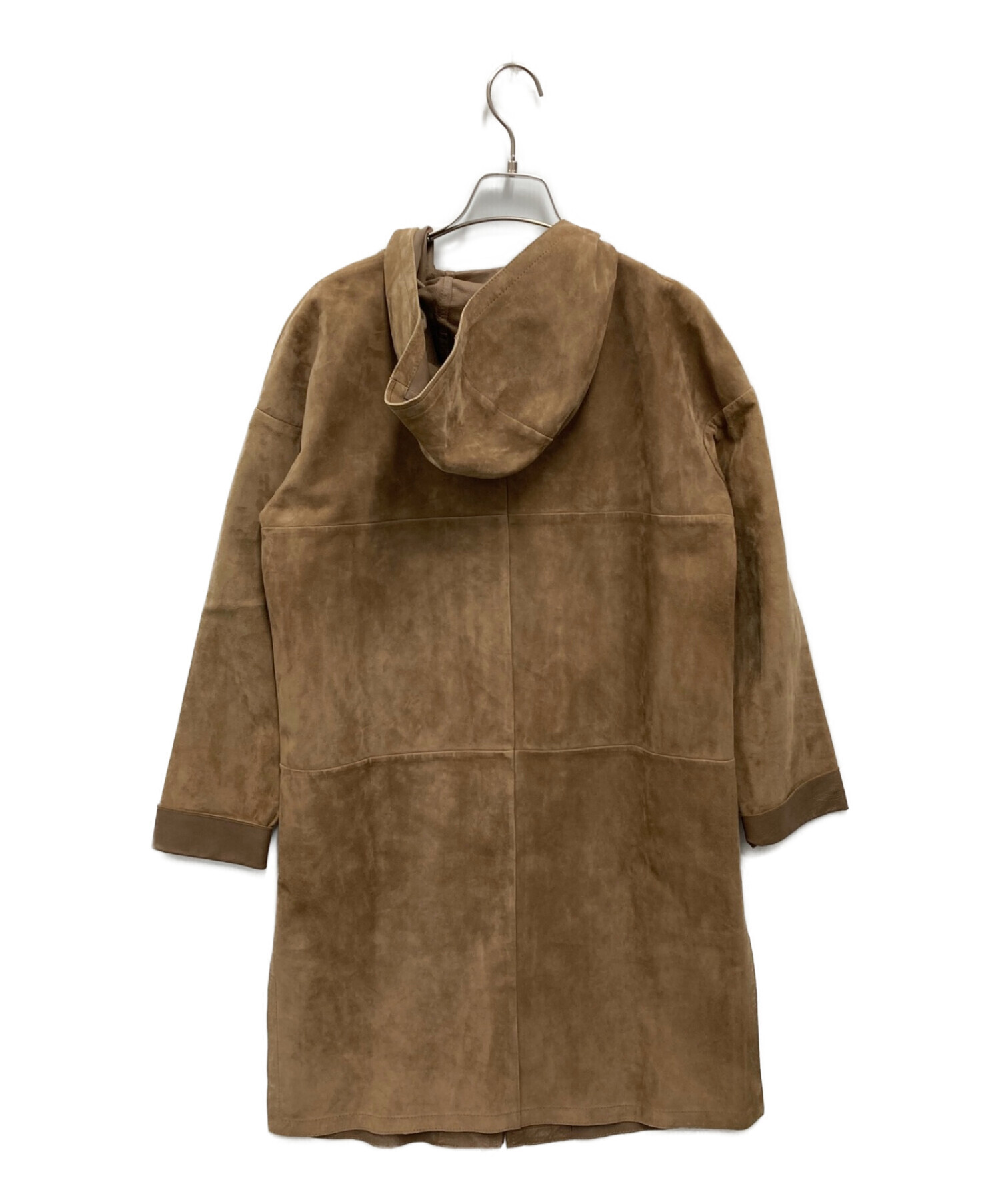 マックスマーラ ラムレザーコート ブラウン