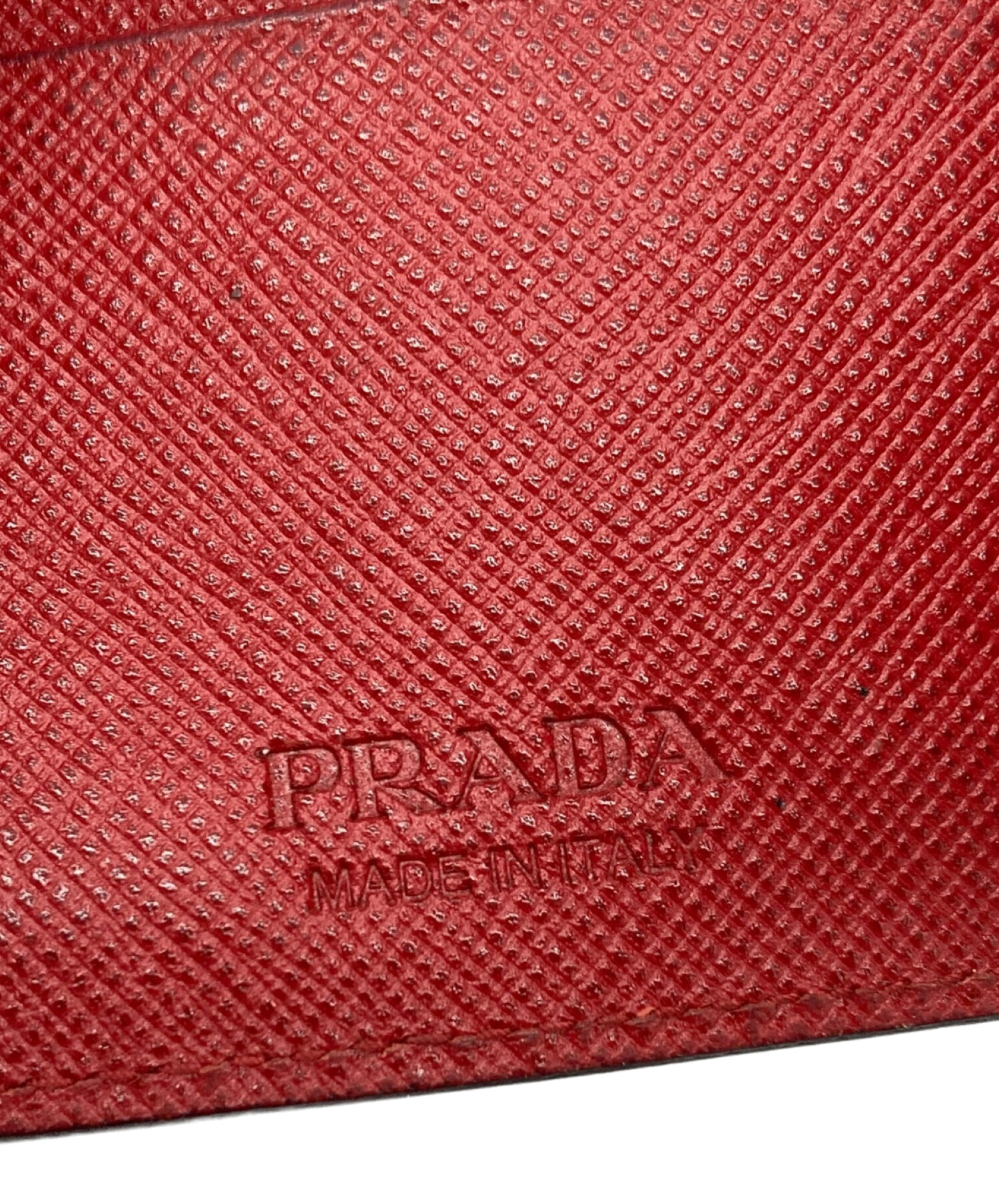 PRADA (プラダ) マネークリップ2つ折り財布 ブラック