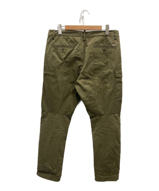 中古・古着通販】DSQUARED2 (ディースクエアード) ダメージ加工カーゴ 