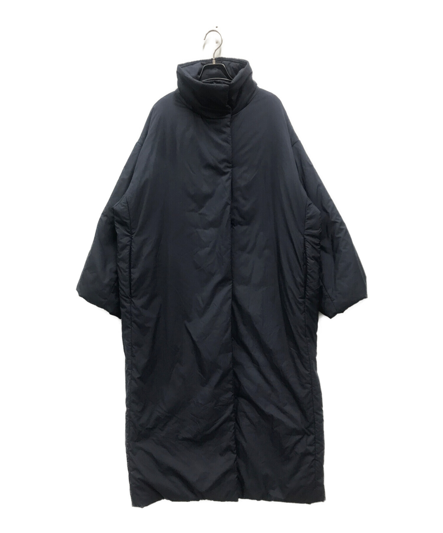 中古・古着通販】N.O.R.C (ノーク) 機能中綿ロングコート ネイビー 