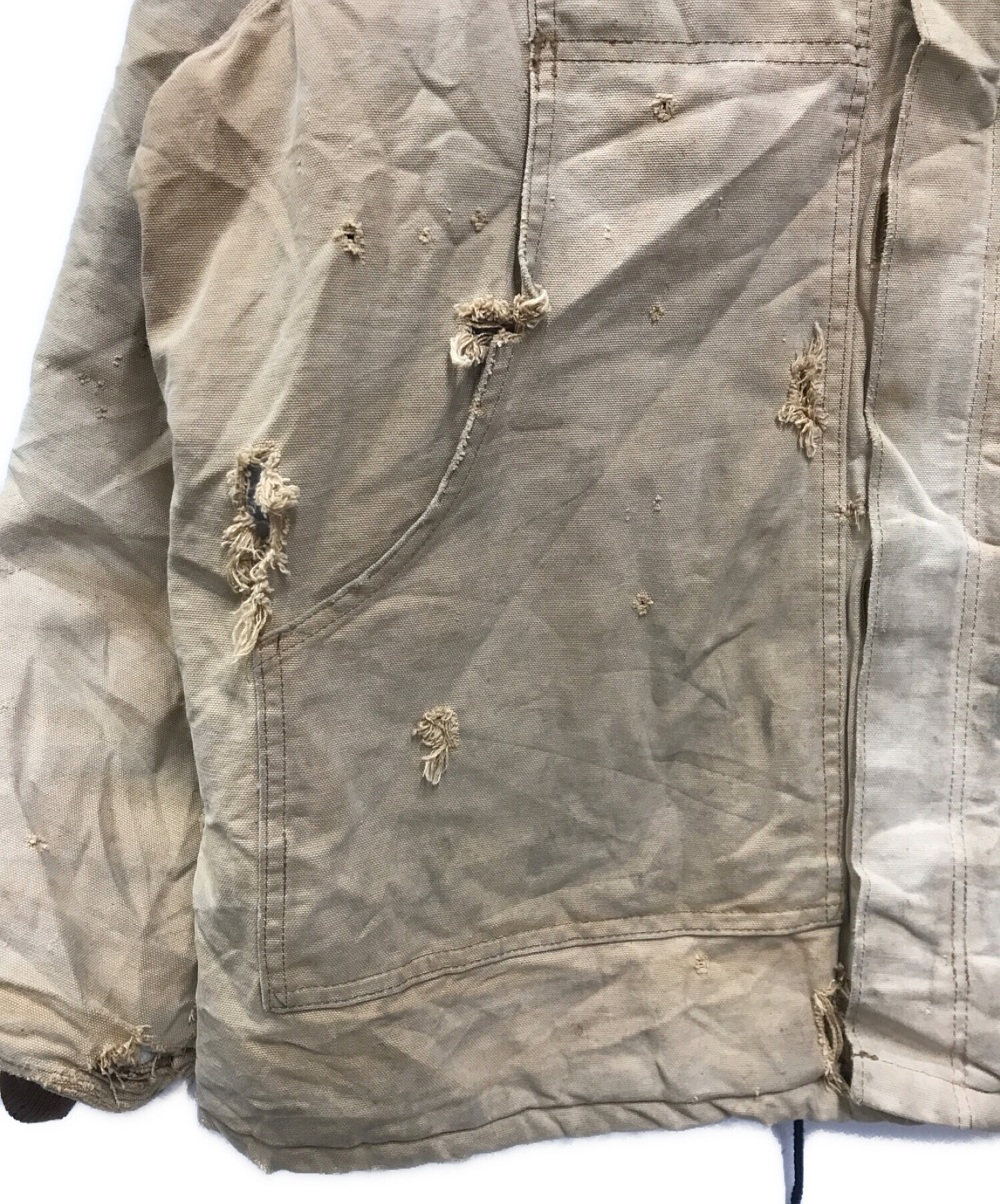 中古・古着通販】CarHartt (カーハート) ダック地ジャケット ベージュ 