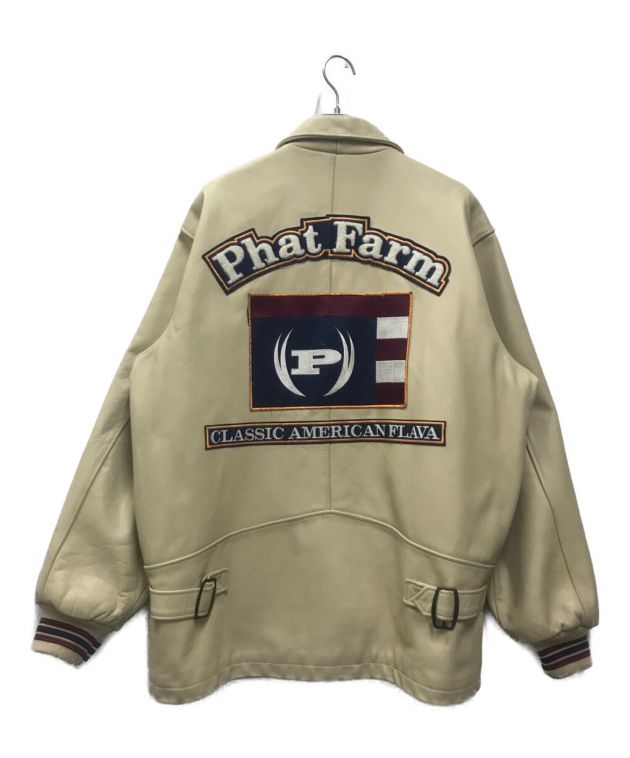 中古・古着通販】PHAT FARM (ファットファーム) レザージャケット 