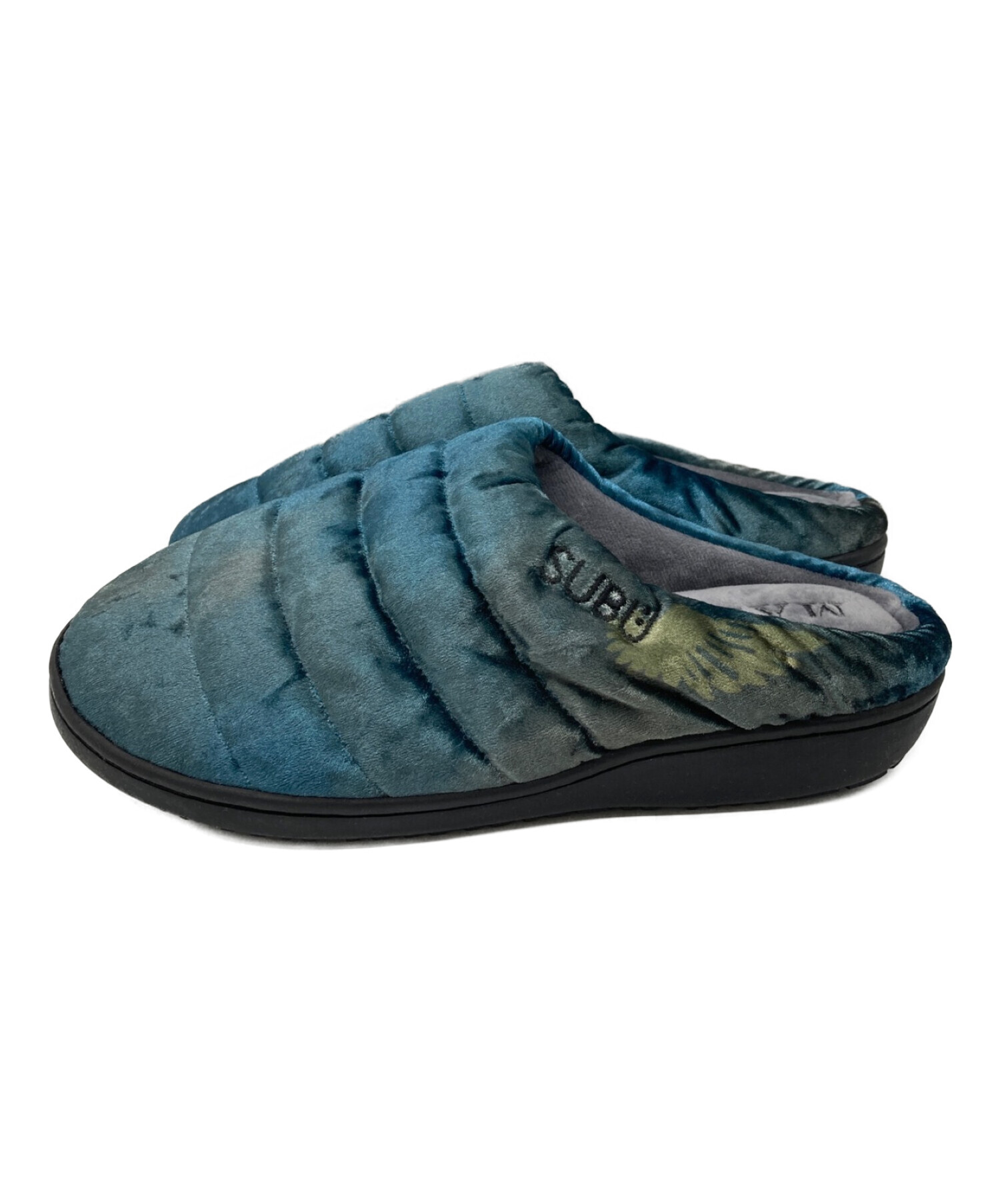 中古・古着通販】masu (エムエーエスユー) VELVET SANDAL グリーン 