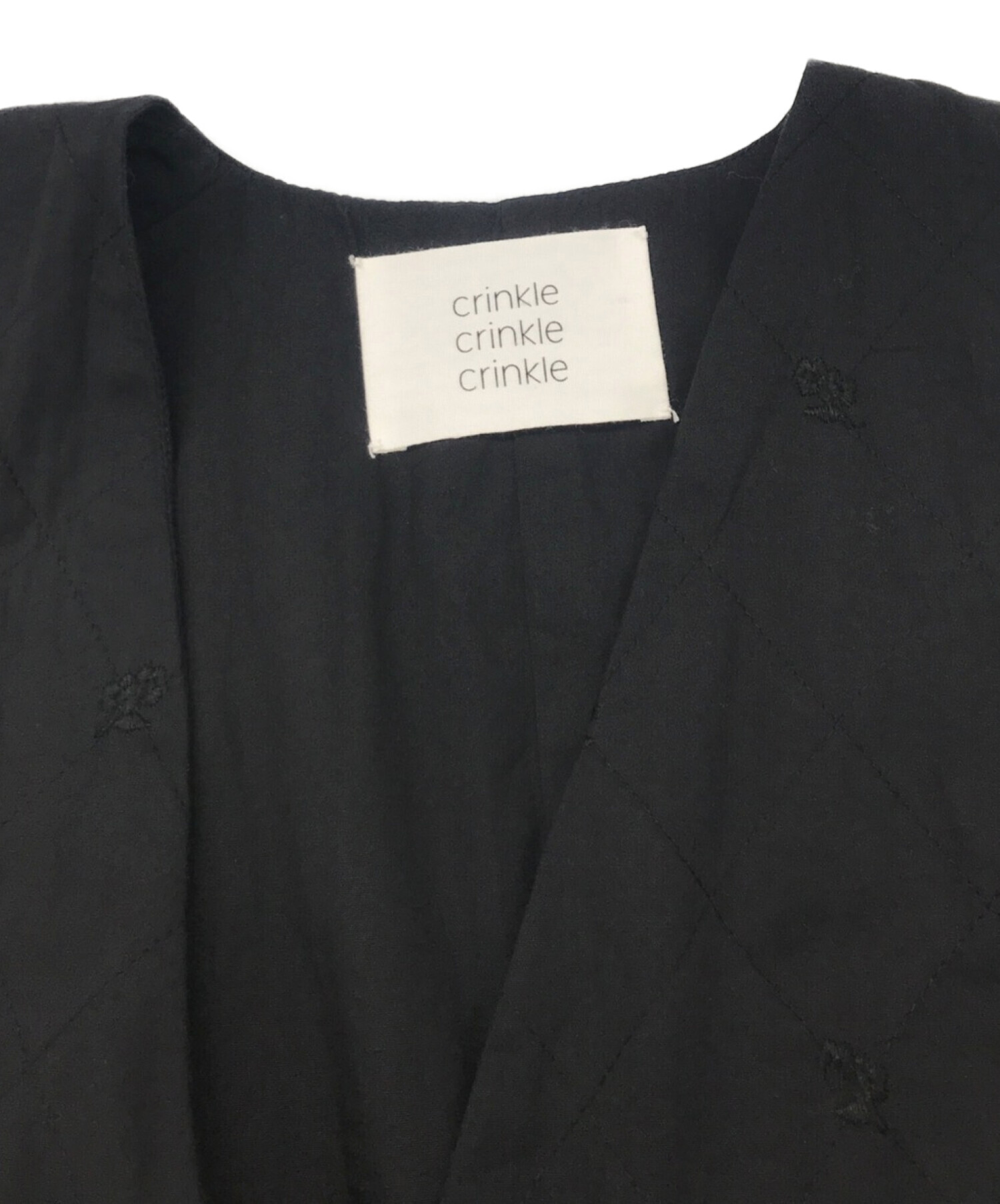 中古・古着通販】crinkle (クリンクル) quilting caftan gillet ベスト 