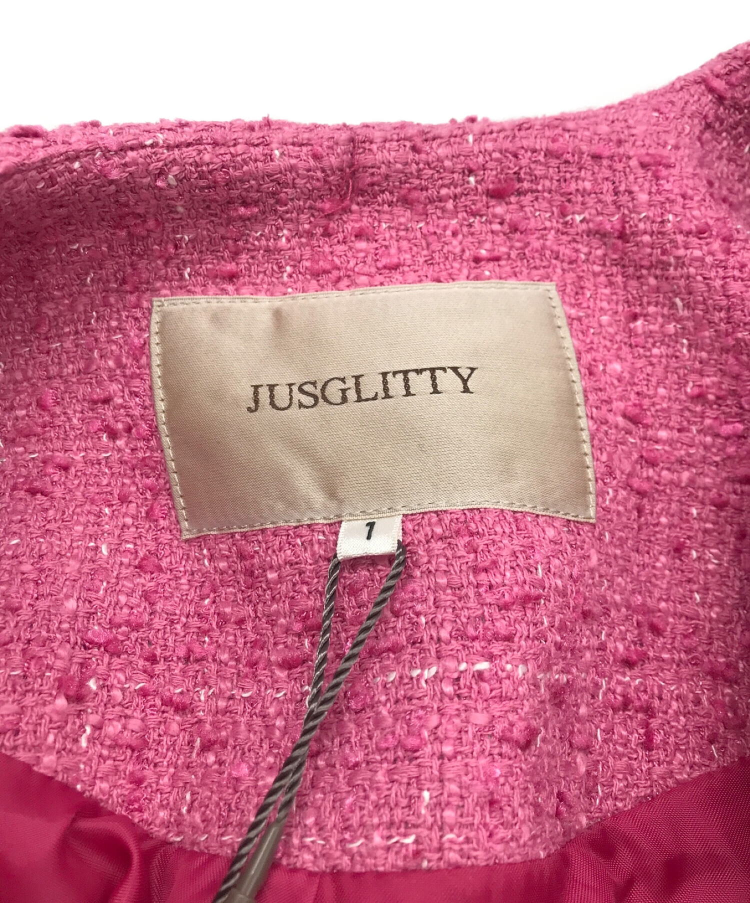 中古・古着通販】JUSGLITTY (ジャスグリッティー) カラーツイード  