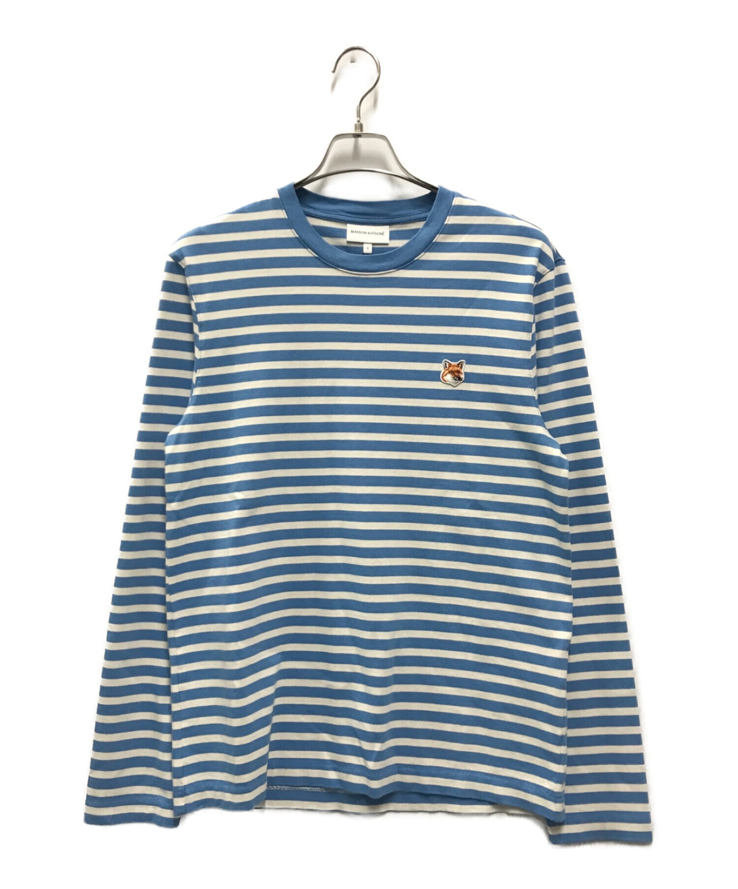 中古・古着通販】maison kitsune (メゾンキツネ) ボーダーカットソー 