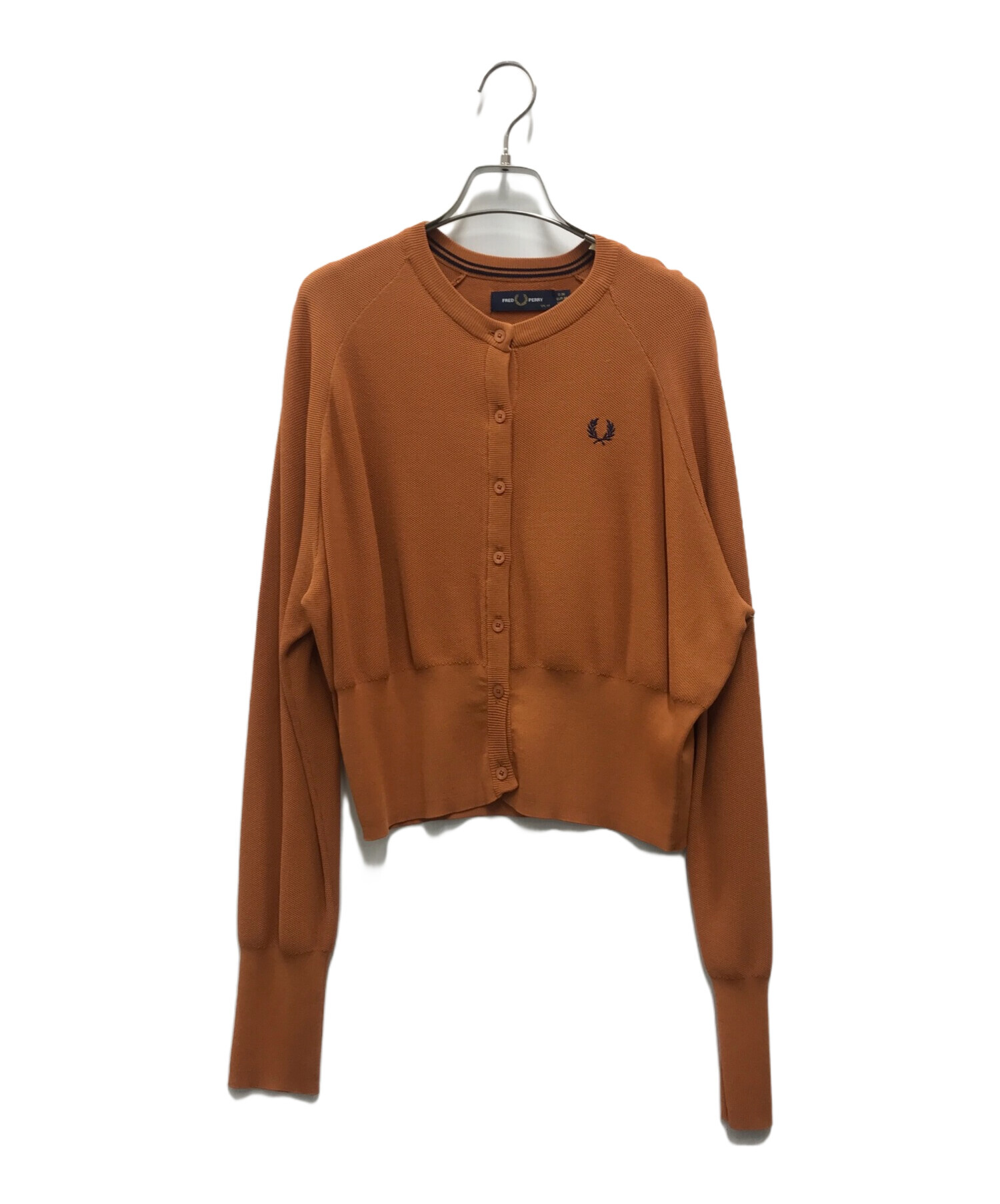 Ray BEAMS × FRED PERRY/別注カラーカーディガン ブラウン 【公式通販】
