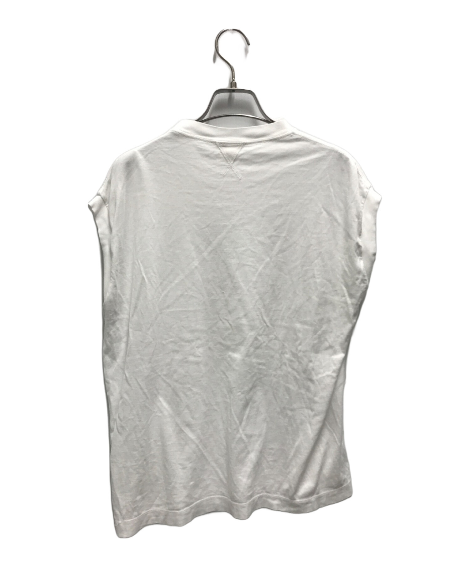 BLAMINK コットン クルーネック エンブレム ノースリーブ0