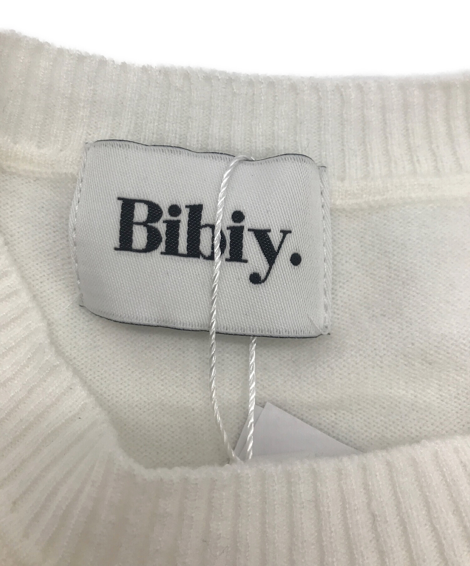 中古・古着通販】Bibiy. (ビビィ) ALEXA FLOWER KNIT ホワイト サイズ 