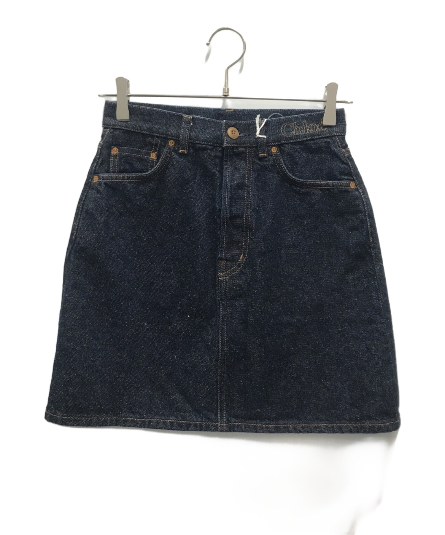 中古・古着通販】Chloe (クロエ) Sangay デニムスカート インディゴ  