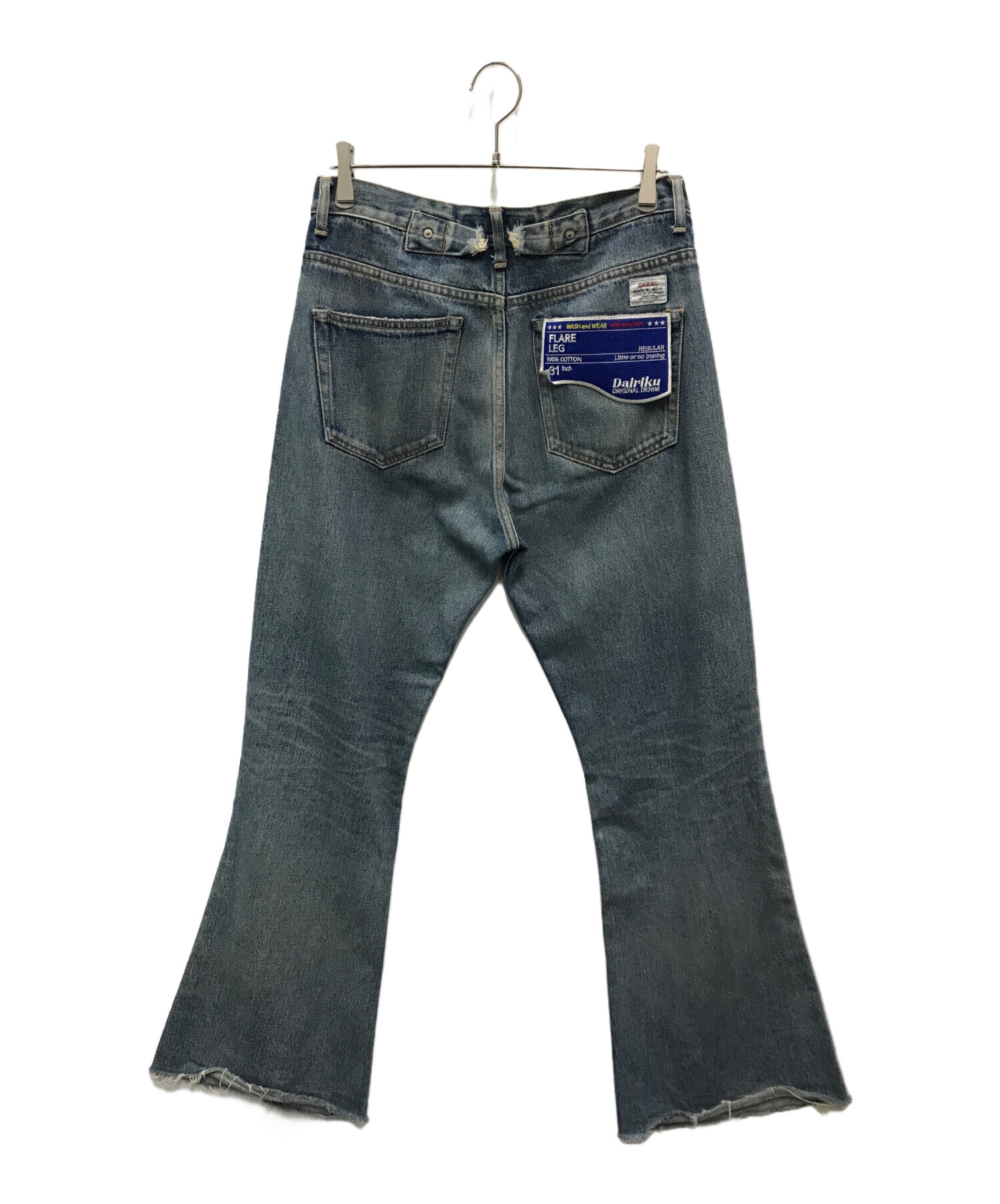 新品 DAIRIKU Flare Denim Pants ダイリク デニム 31