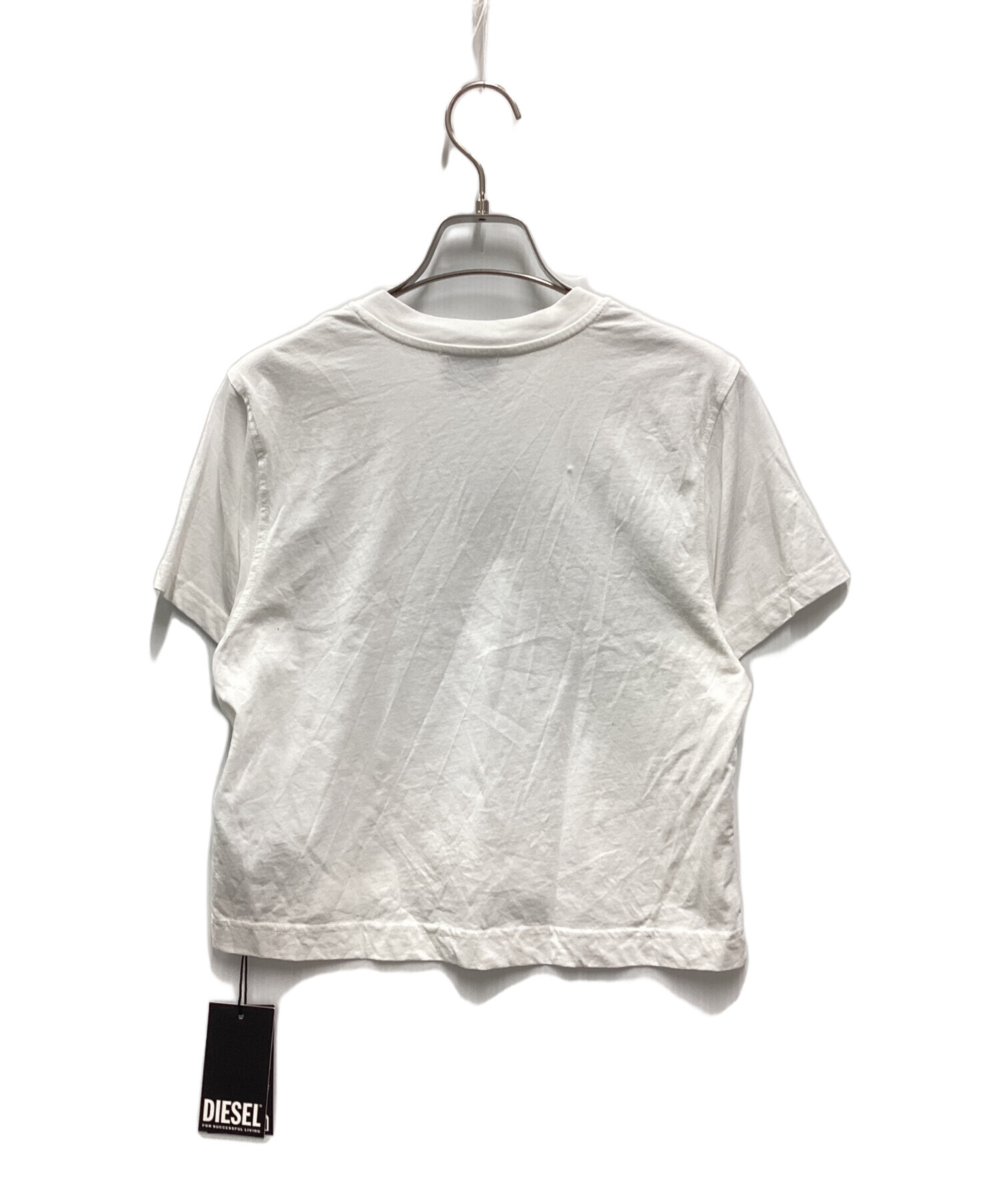 中古・古着通販】DIESEL (ディーゼル) T-REG-TULLE-CROPT ホワイト 