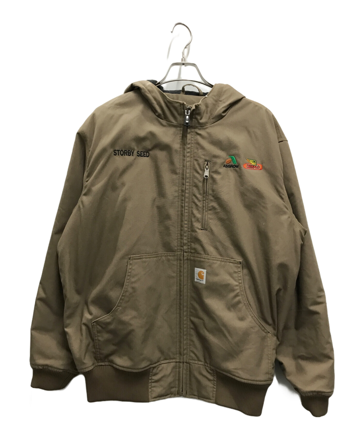 中古・古着通販】CarHartt (カーハート) フードジャケット ブラウン  