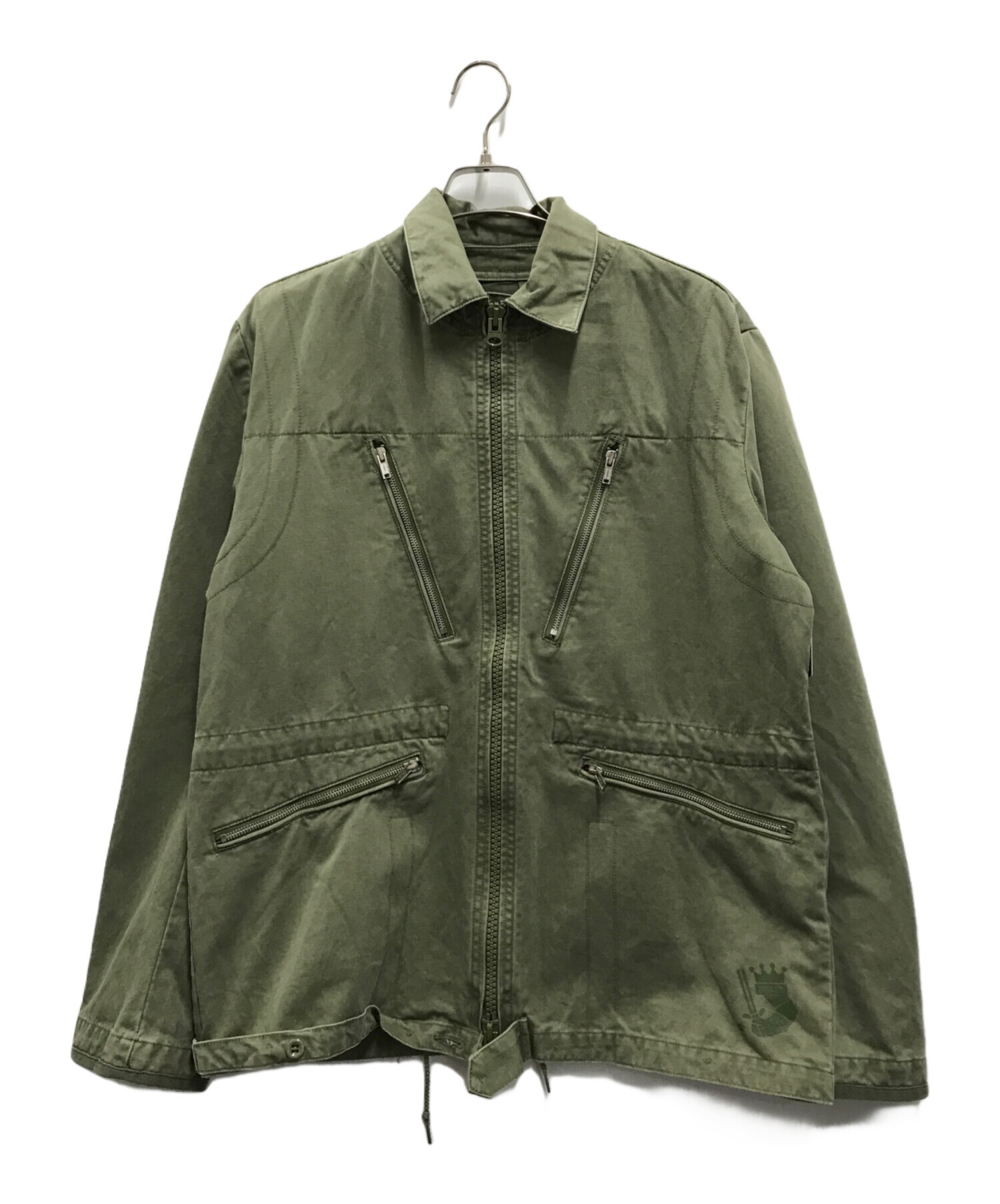 中古・古着通販】stussy (ステューシー) ミリタリージャケット カーキ 