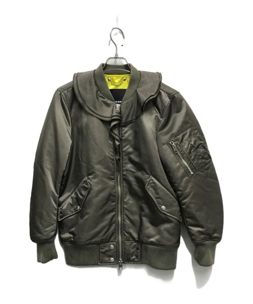 中古・古着通販】DIESEL (ディーゼル) 襟フリル ボンバージャケット 
