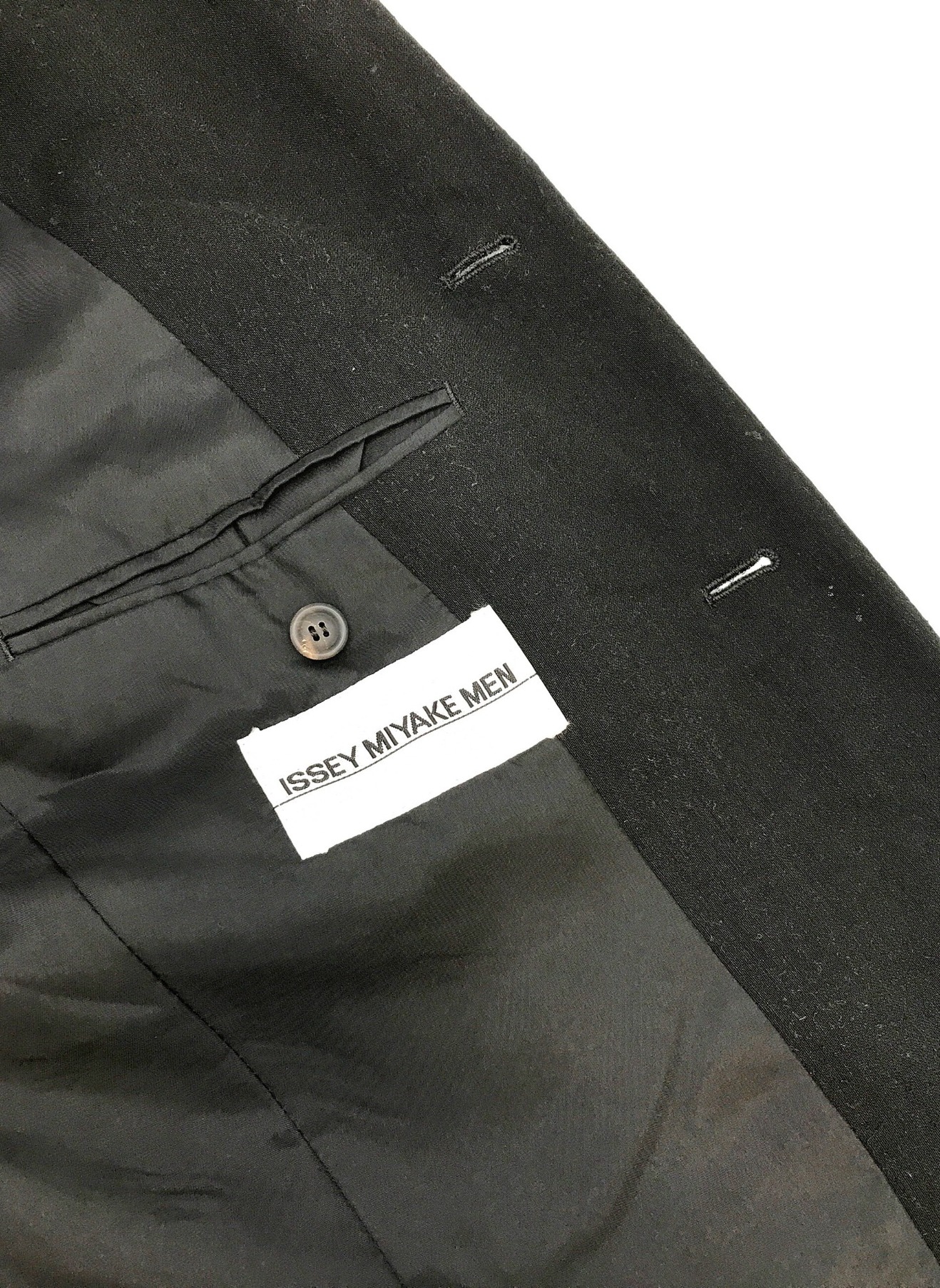 ISSEY MIYAKE MEN (イッセイミヤケメン) スタンドカラージャケット ブラック サイズ:２