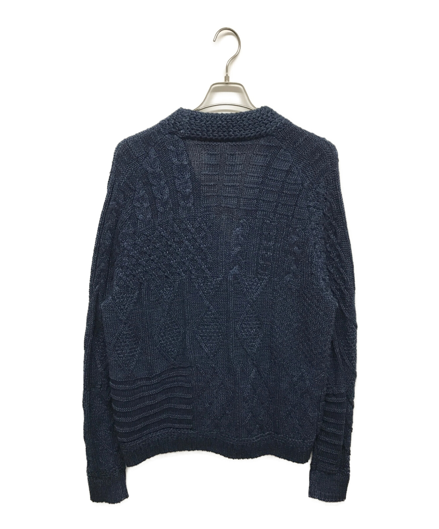 中古・古着通販】bukht (ブフト) カーディガン ネイビー サイズ:M  