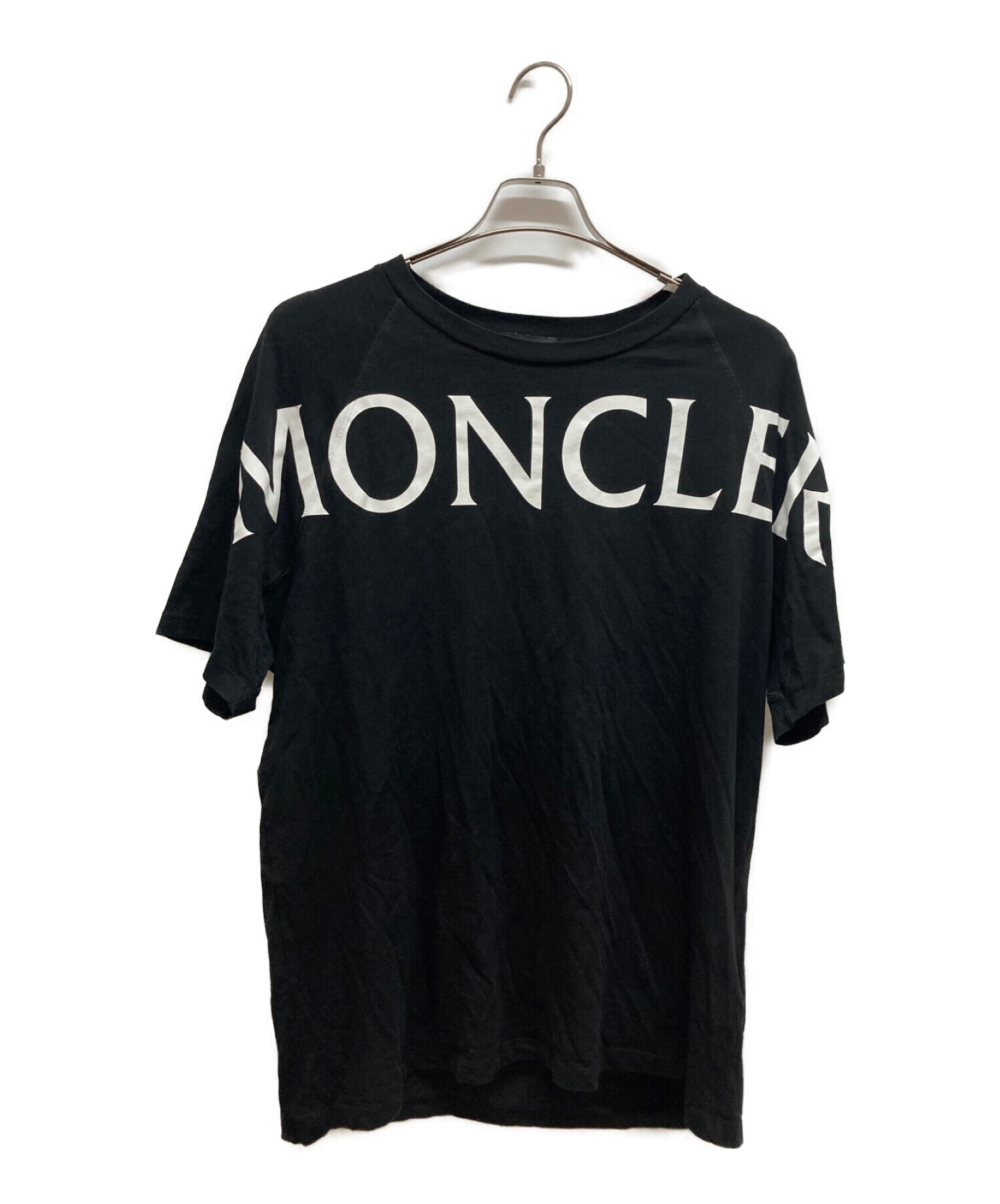 MONCLER (モンクレール) プリントロゴTシャツ ブラック サイズ:Ｌ