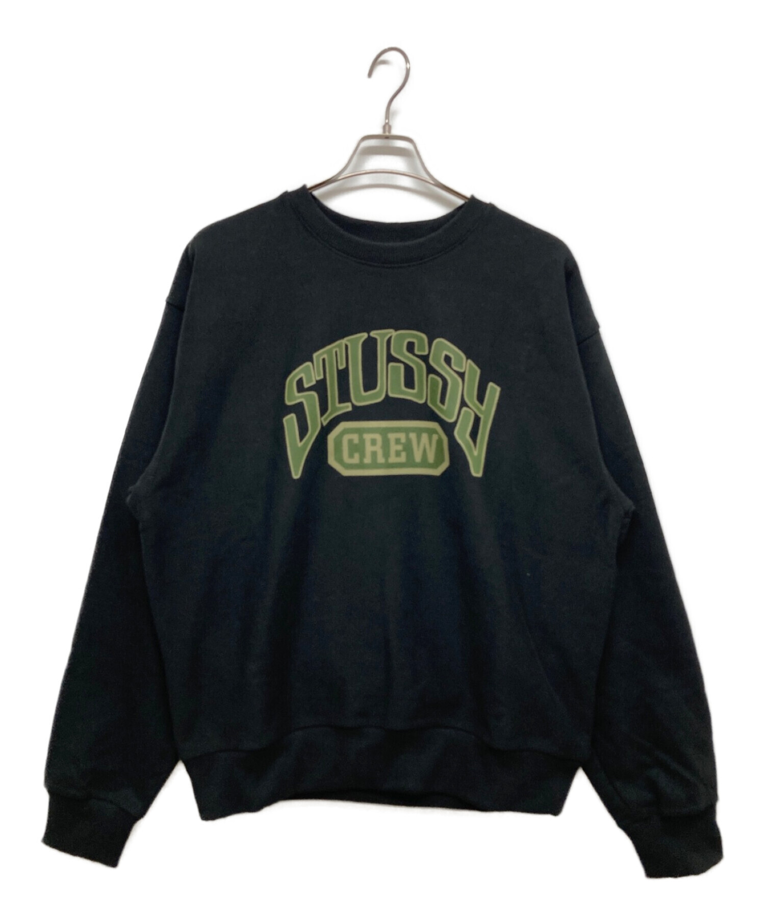 stussy (ステューシー) CREW SWEATSHIRT（クルースウェットシャツ） ブラック サイズ:L