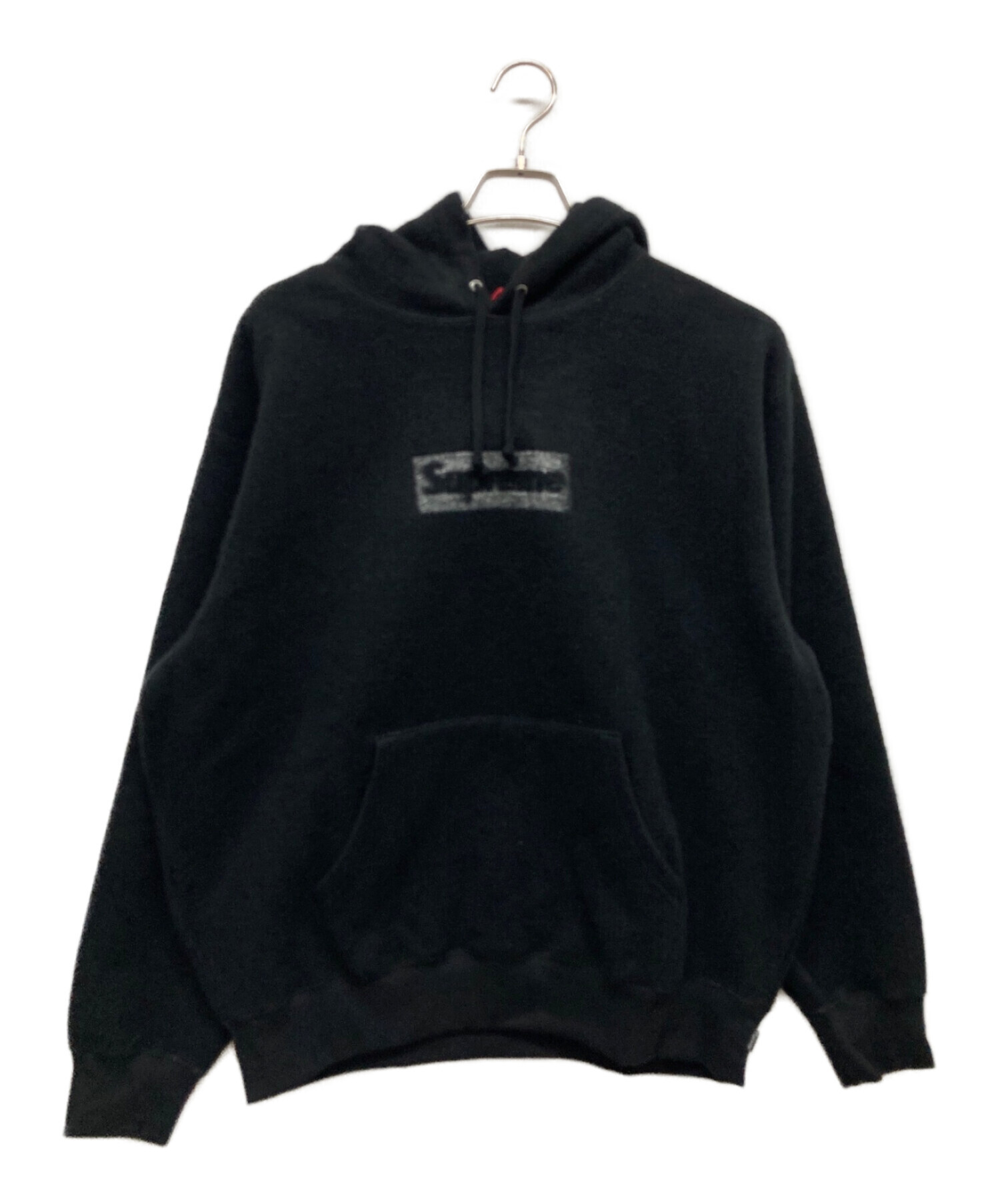 M 黒 Box Logo Hooded Sweatshirt supreme