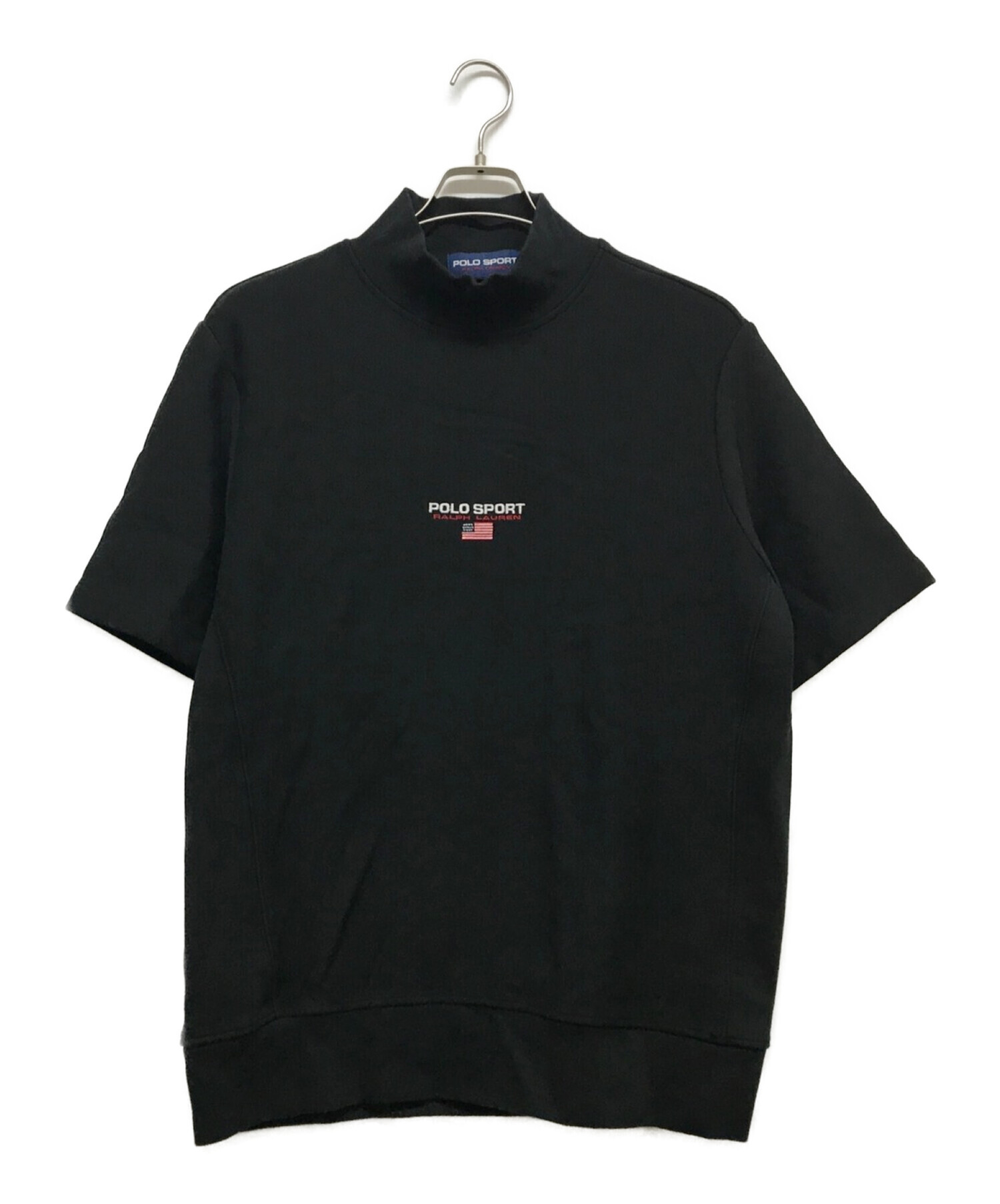 中古・古着通販】POLO SPORT (ポロスポーツ) 半袖スウェット ブラック 