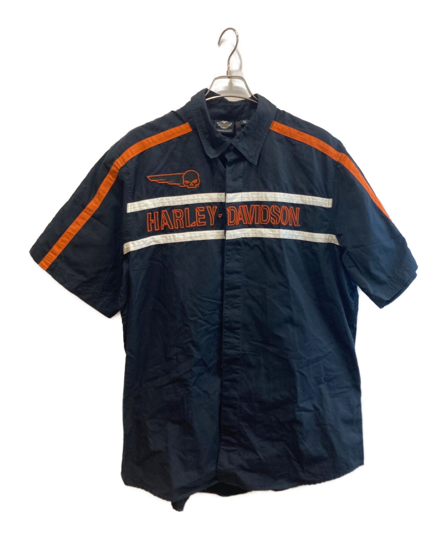 HARLEYDAVIDSON ハーレーダビッドソン 半袖シャツ グレー XLサイズ 