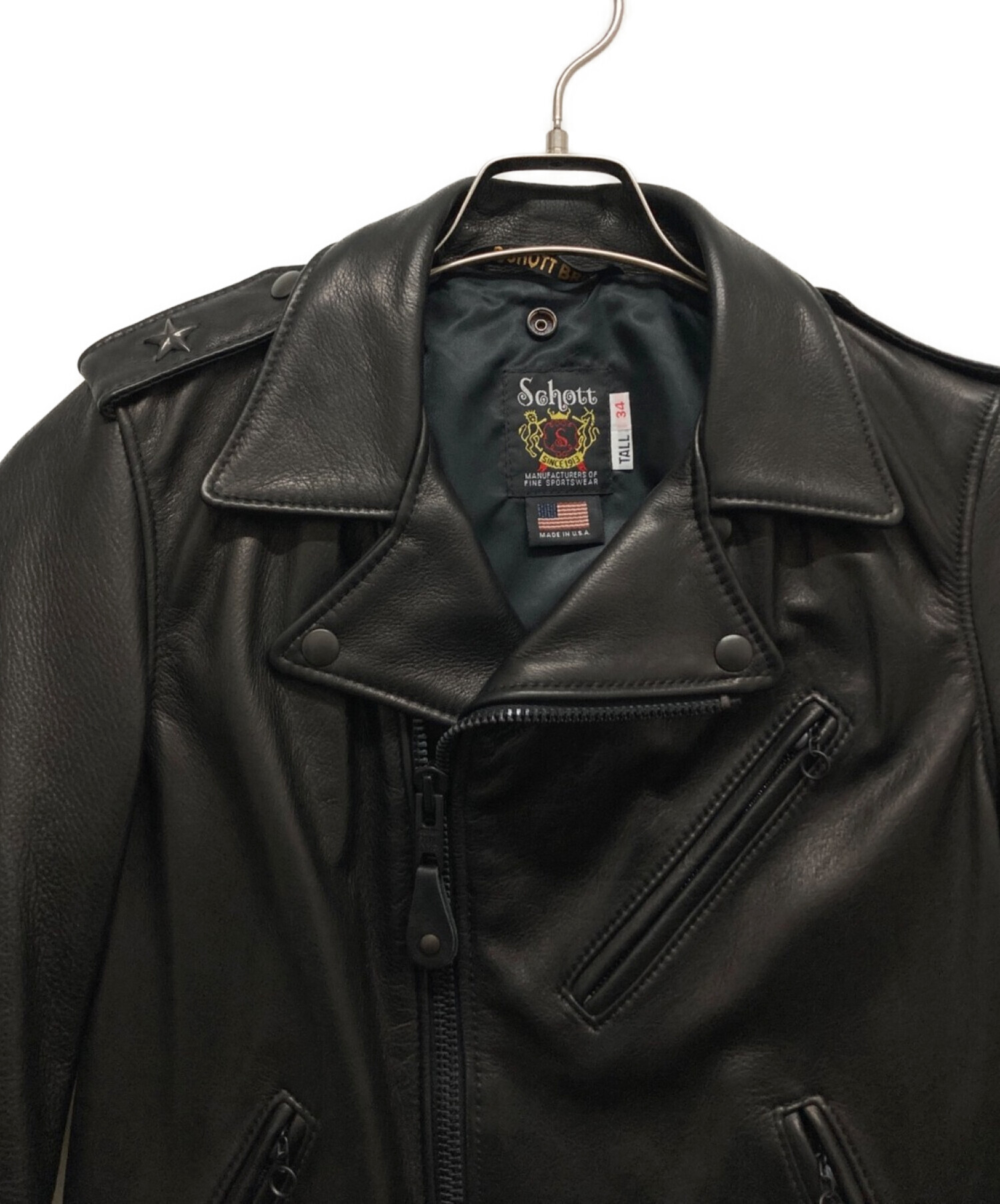 Schott 513UST ONESTAR RIDERS ONE TONE 36