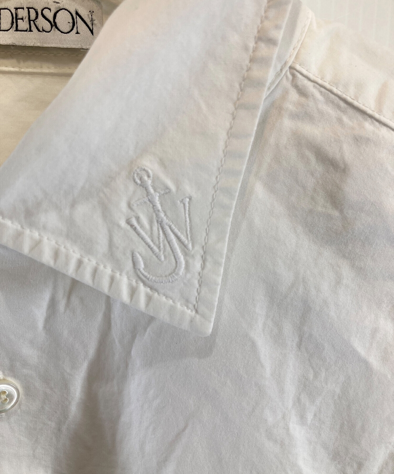 J.W ANDERSON リネンコートロングシャツホワイト