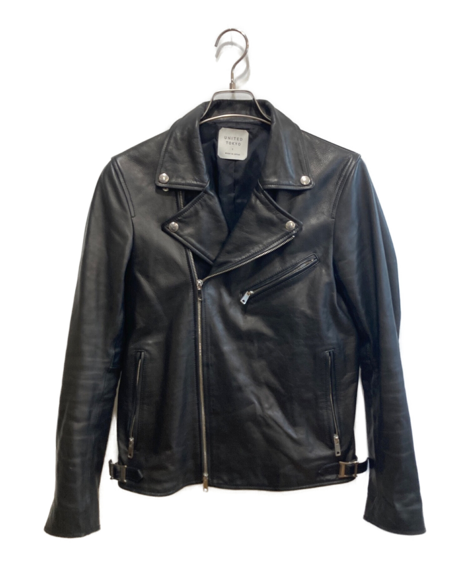 UNITED TOKYO レザージャケット ブラック ライダースジャケット 1