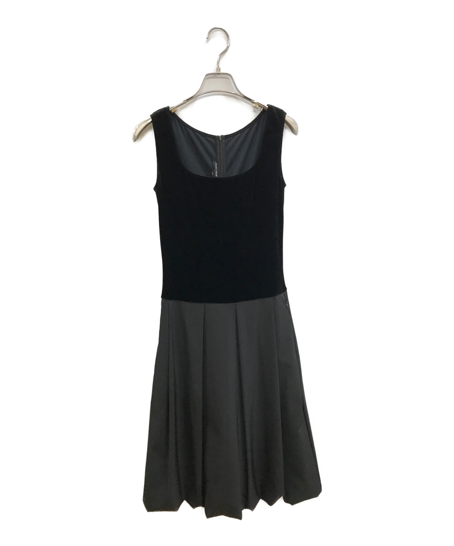 極美品✨FOXEY フォクシー バルーンワンピース ブラック シルク 42