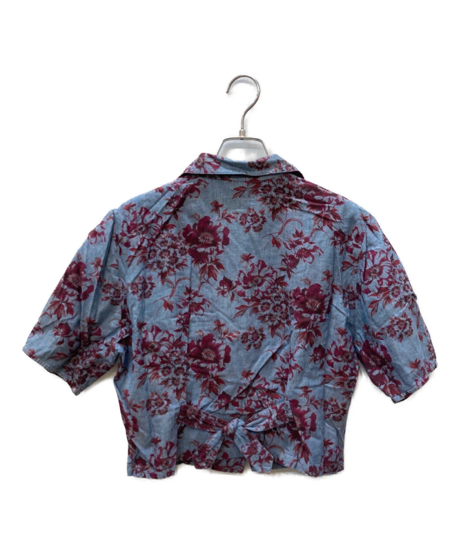 中古・古着通販】KENZO (ケンゾー) 花柄シャツ インディゴ サイズ:M 