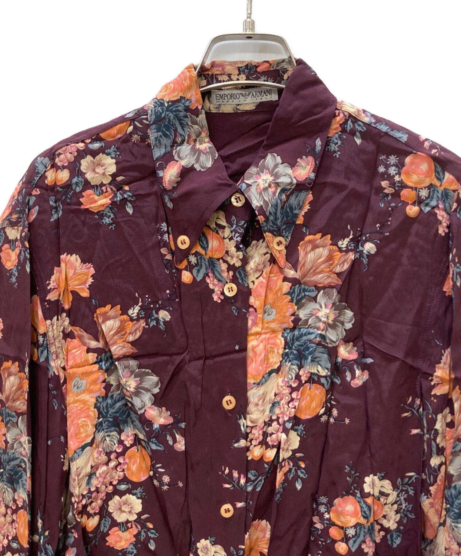 中古・古着通販】EMPORIO ARMANI (エンポリオアルマーニ) 花柄シャツ 