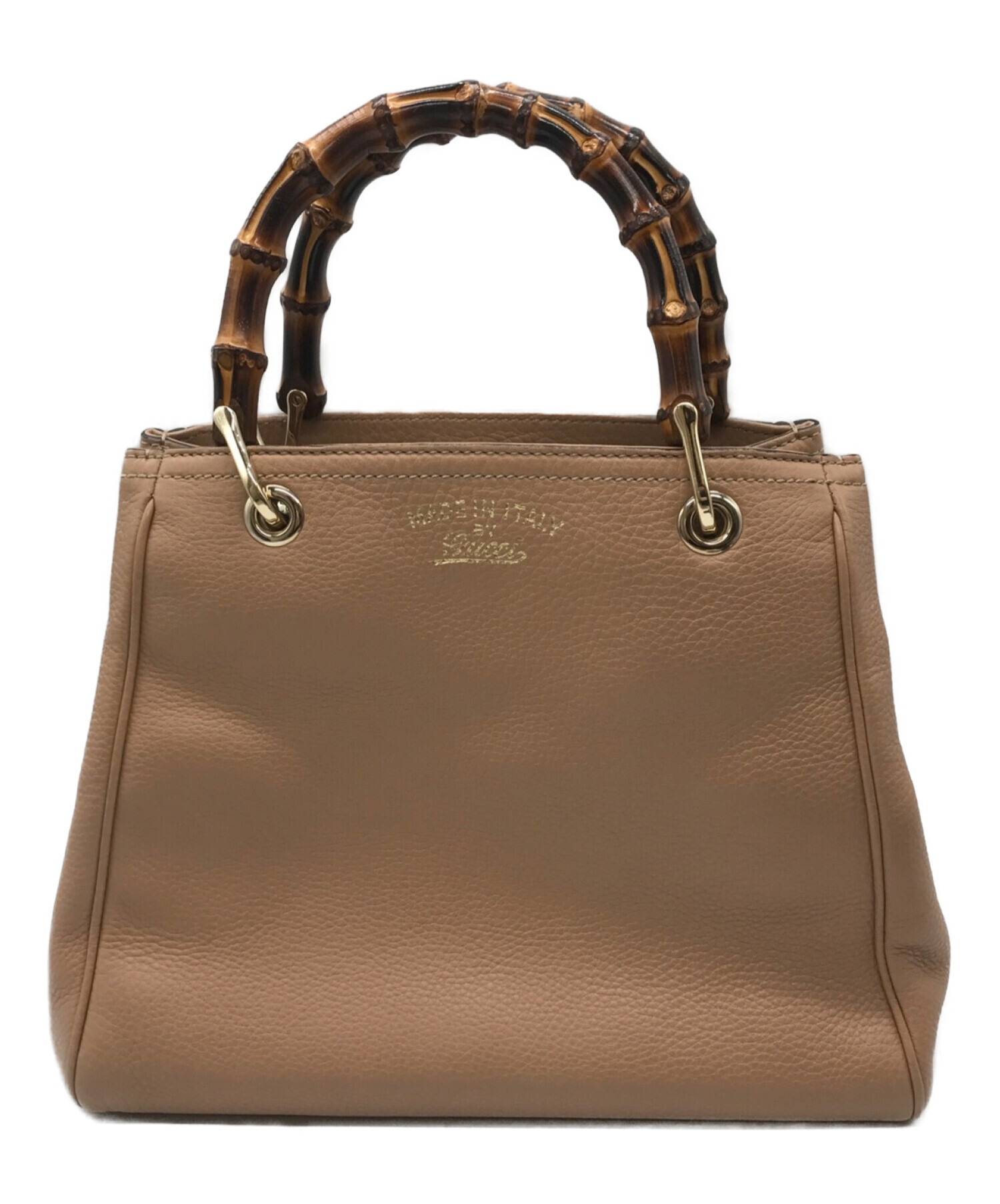中古・古着通販】GUCCI (グッチ) バンブーショッパースモールバッグ  