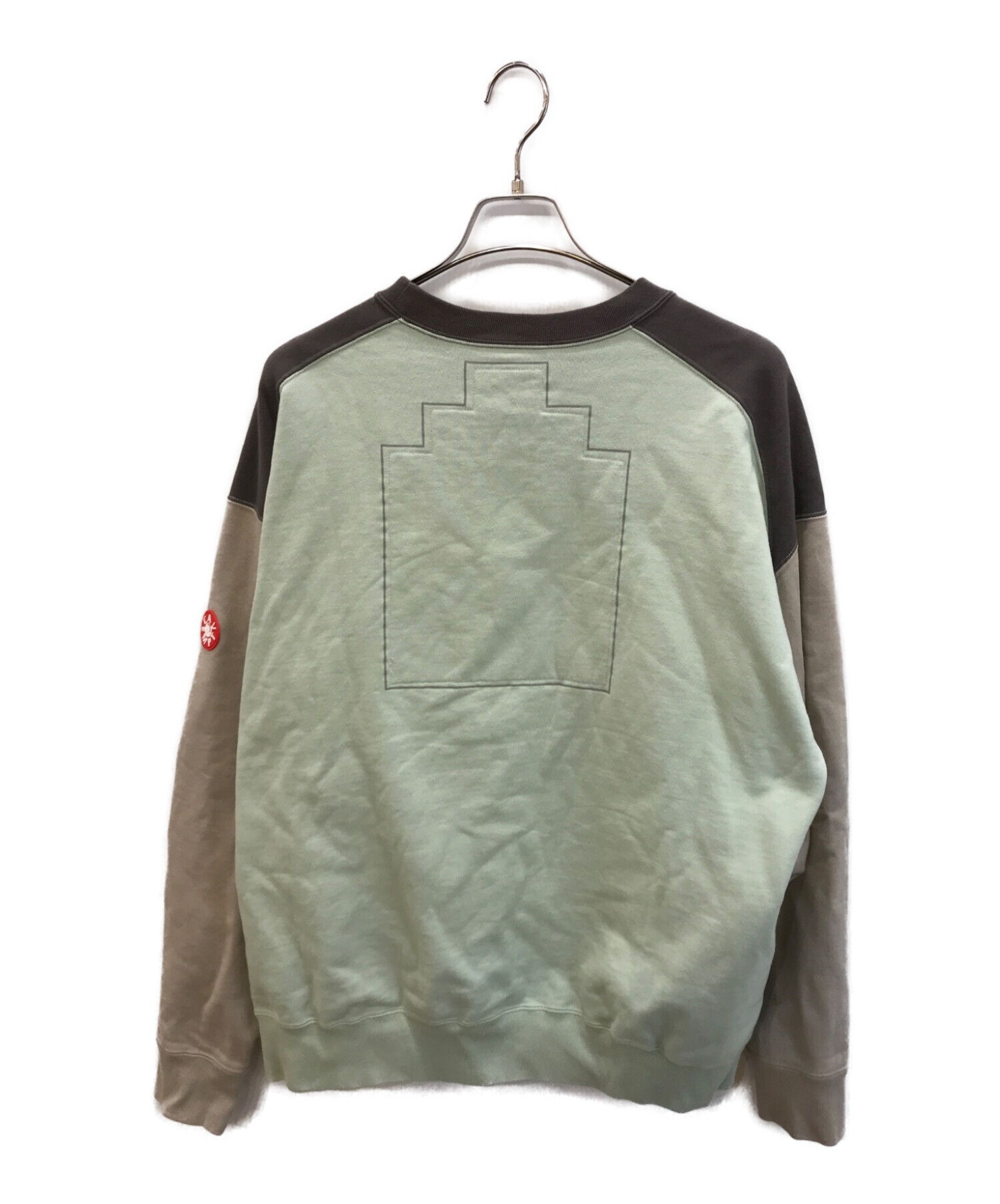 中古・古着通販】C.E (シーイー) PANEL SHOULDER CREW NECK グリーン 